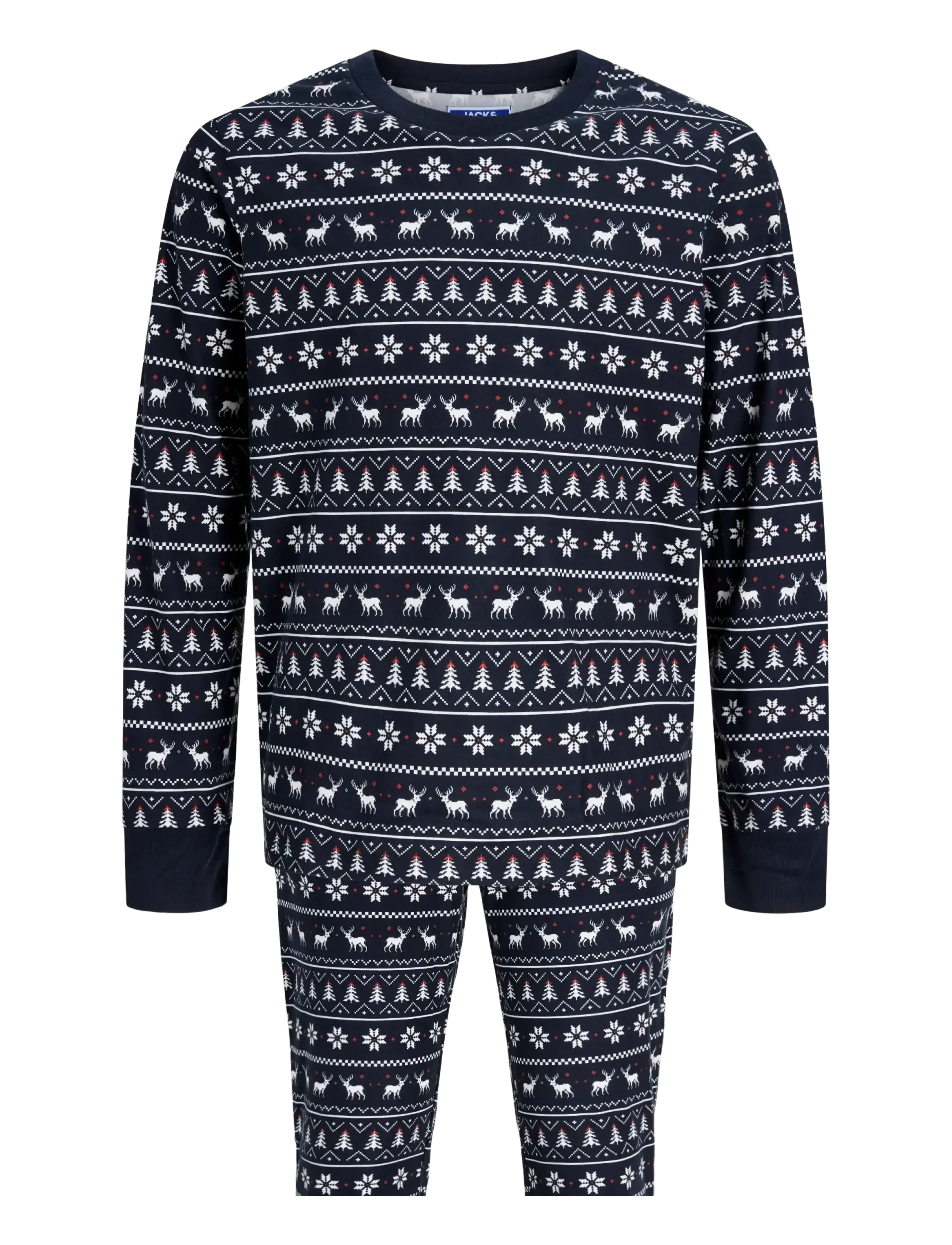Jack & Jones - JACTRISTAN PRINTED LOUNGE SET W JNR - sets - sky captain - 1