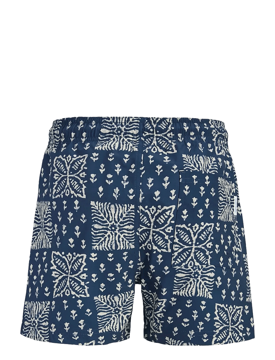 Jack & Jones - JPSTMAUI SHELL AOP SWIM SHORTS JNR - badehosen - pageant blue - 2