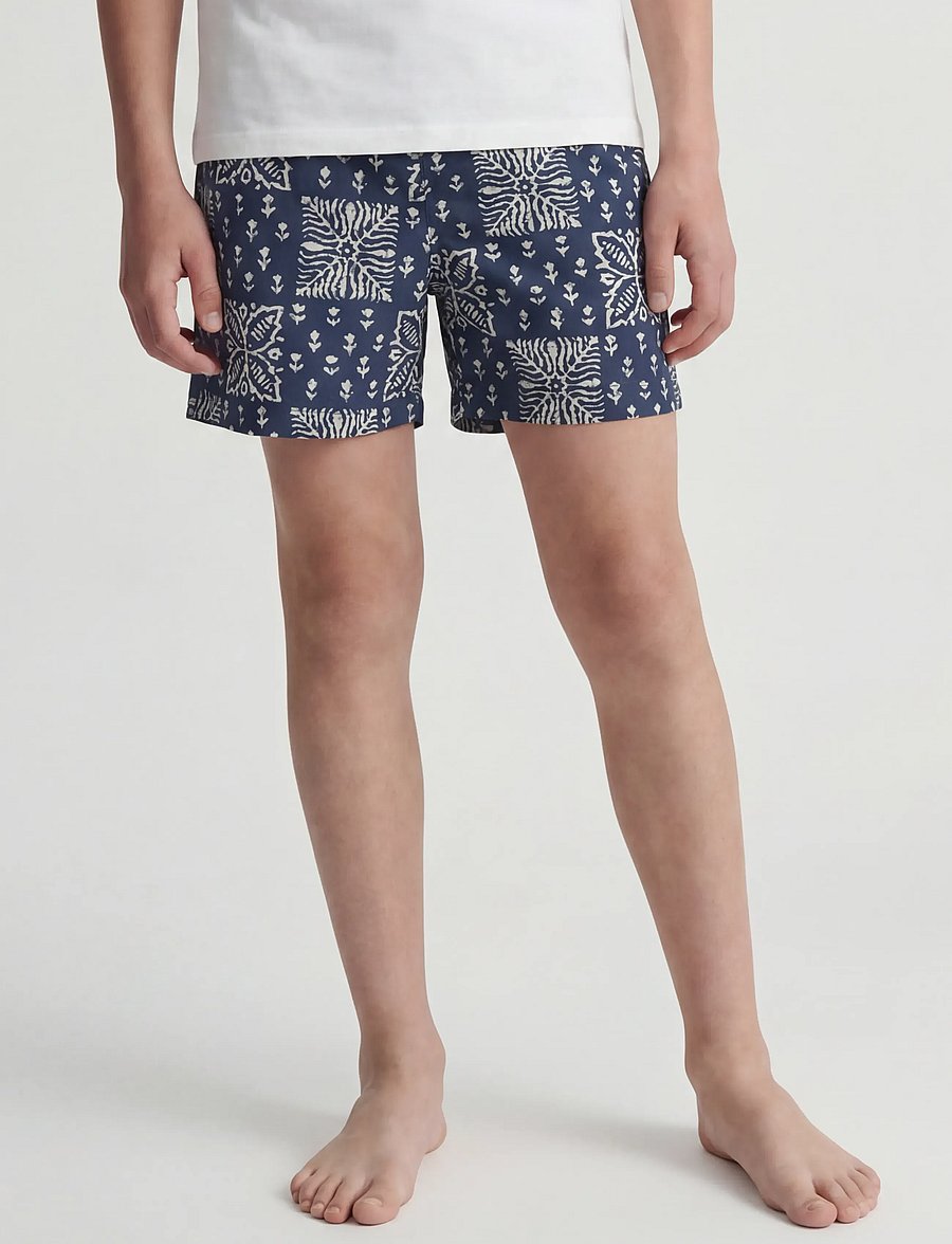 Jack & Jones - JPSTMAUI SHELL AOP SWIM SHORTS JNR - badehosen - pageant blue - 0