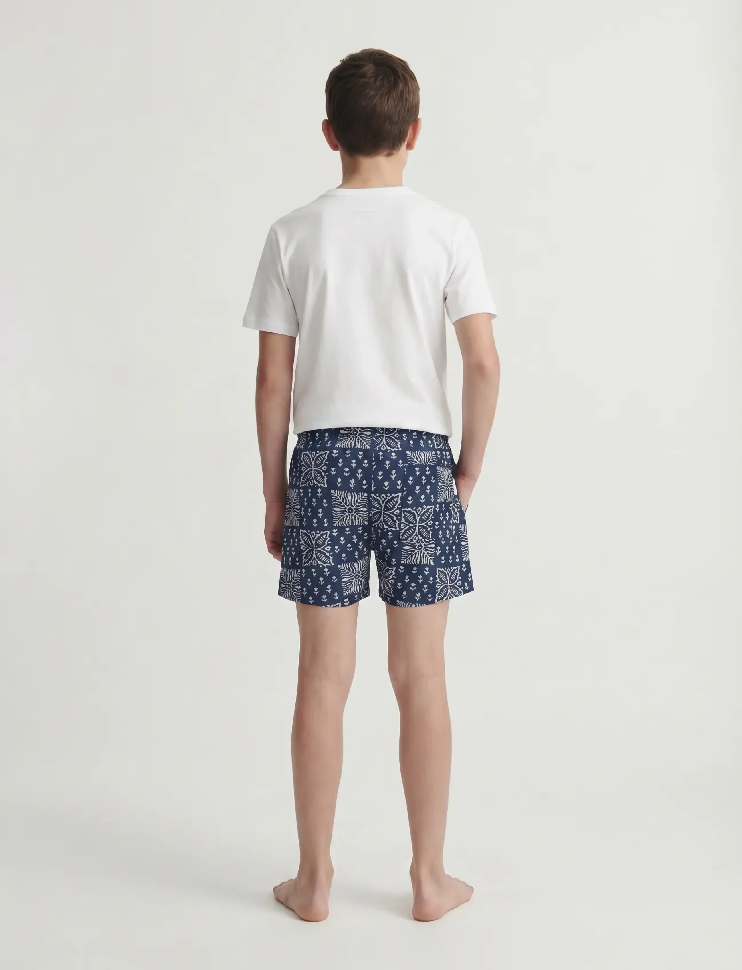 Jack & Jones - JPSTMAUI SHELL AOP SWIM SHORTS JNR - badehosen - pageant blue - 3