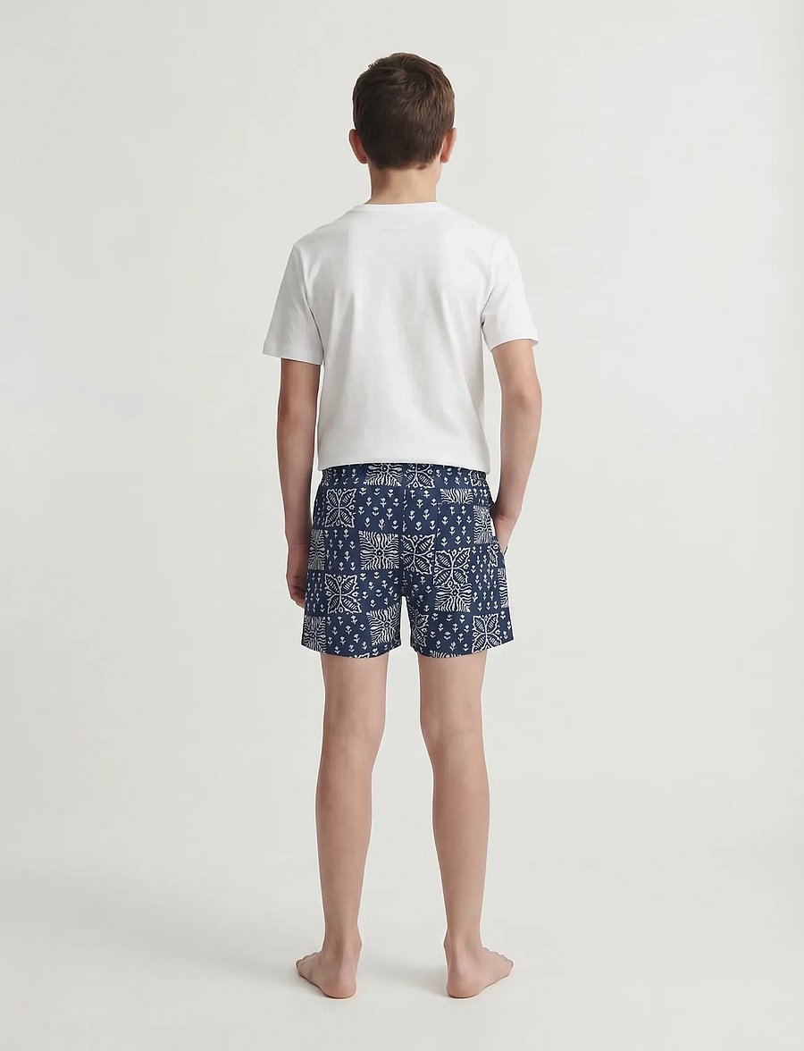 Jack & Jones - JPSTMAUI SHELL AOP SWIM SHORTS JNR - badehosen - pageant blue - 3