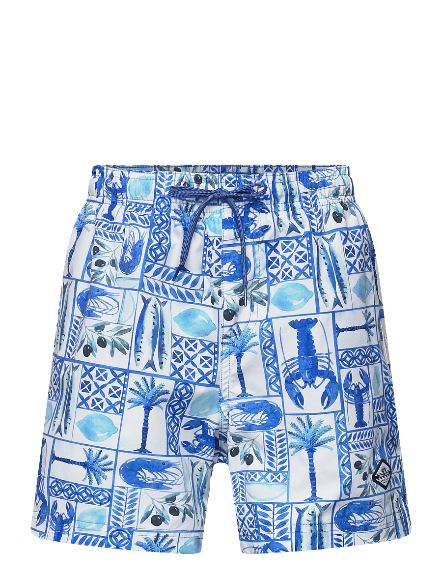 Jack & Jones - JPSTMAUI VIBES NOVELTY AOP SWIM SH JNR - shorts de bain - delft - 0