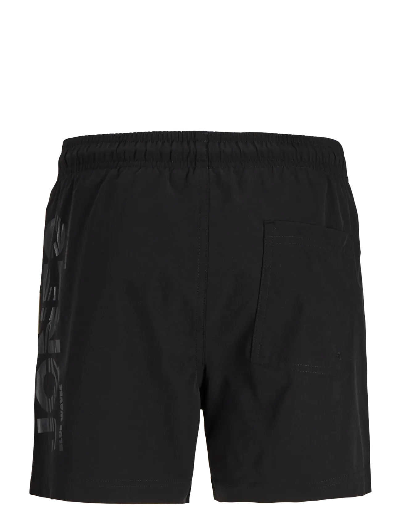 Jack & Jones - JPSTMAUI WAVE LOGO SWIM SHORTS JNR - badebukser - black - 2