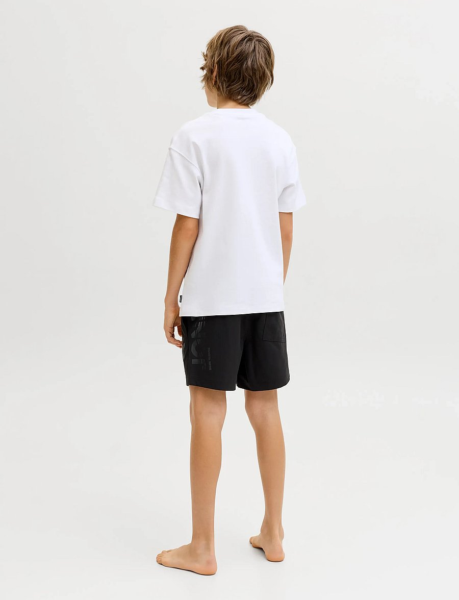 Jack & Jones - JPSTMAUI WAVE LOGO SWIM SHORTS SN JNR - badshorts - black - 3