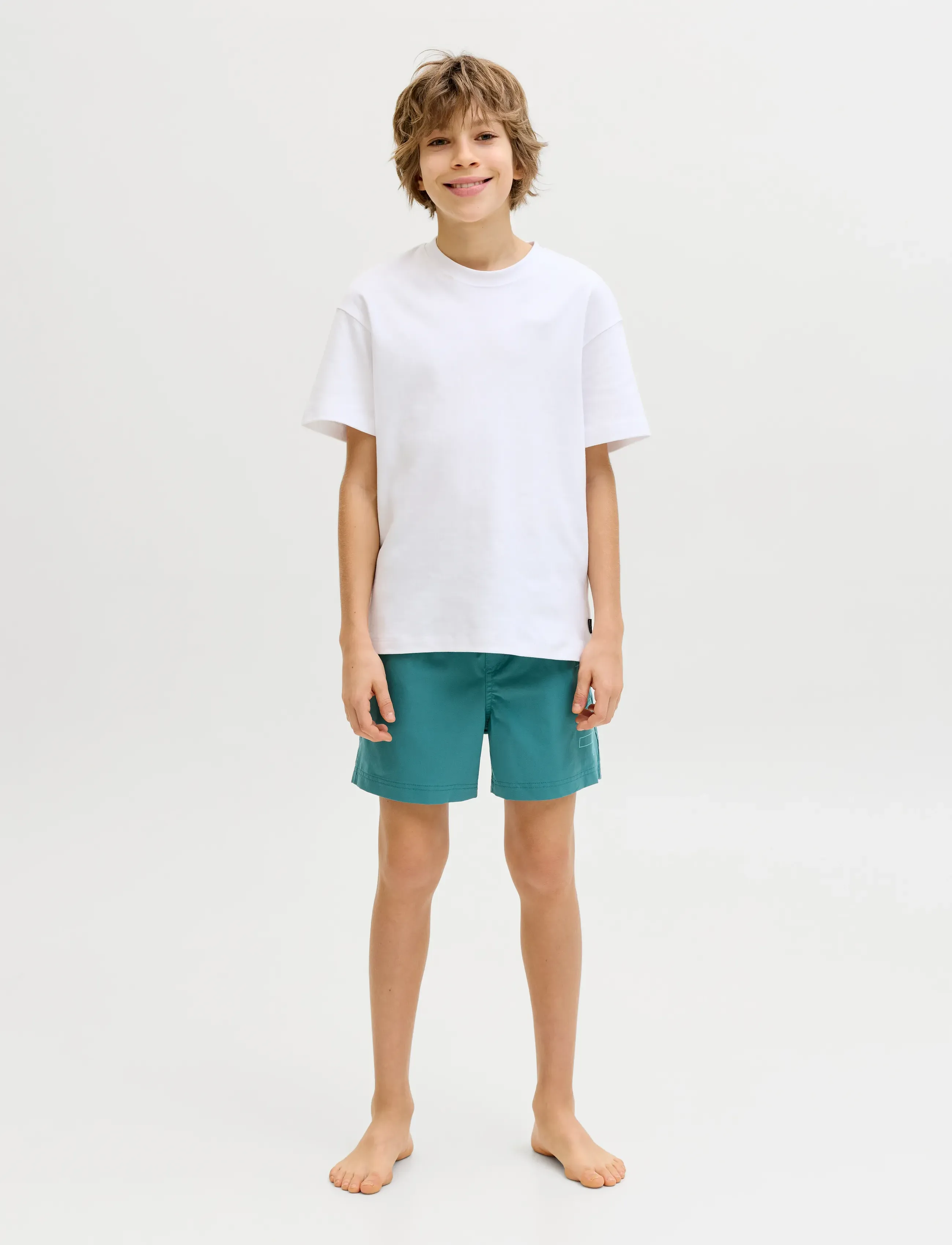 Jack & Jones - JPSTMAUI WAVE LOGO SWIM SHORTS JNR - ujumispüksid - colonial blue - 4