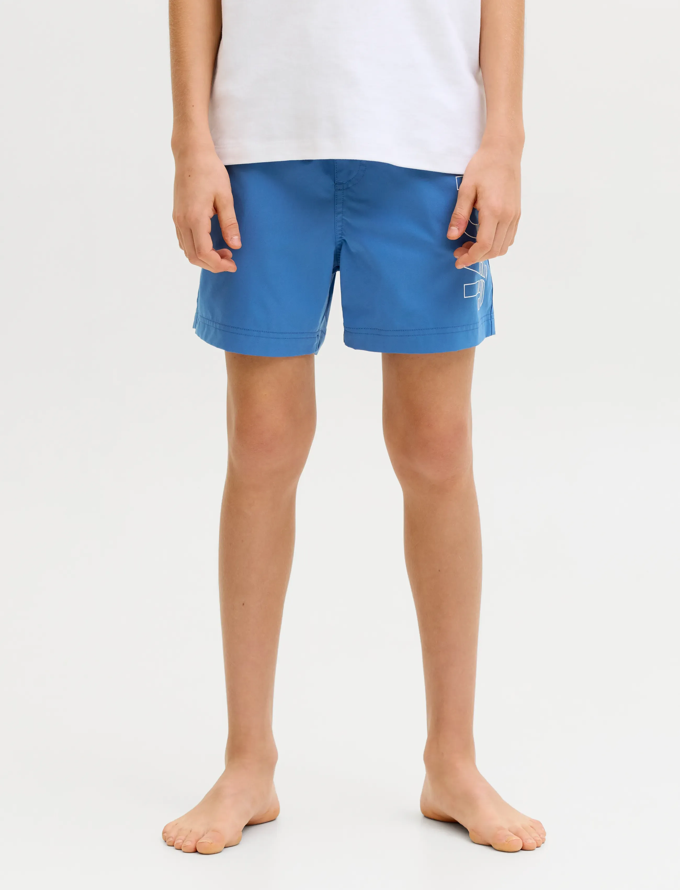 Jack & Jones - JPSTMAUI WAVE LOGO SWIM SHORTS JNR - badebukser - delft - 0