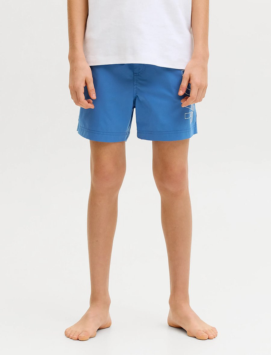 Jack & Jones - JPSTMAUI WAVE LOGO SWIM SHORTS SN JNR - badshorts - delft - 0