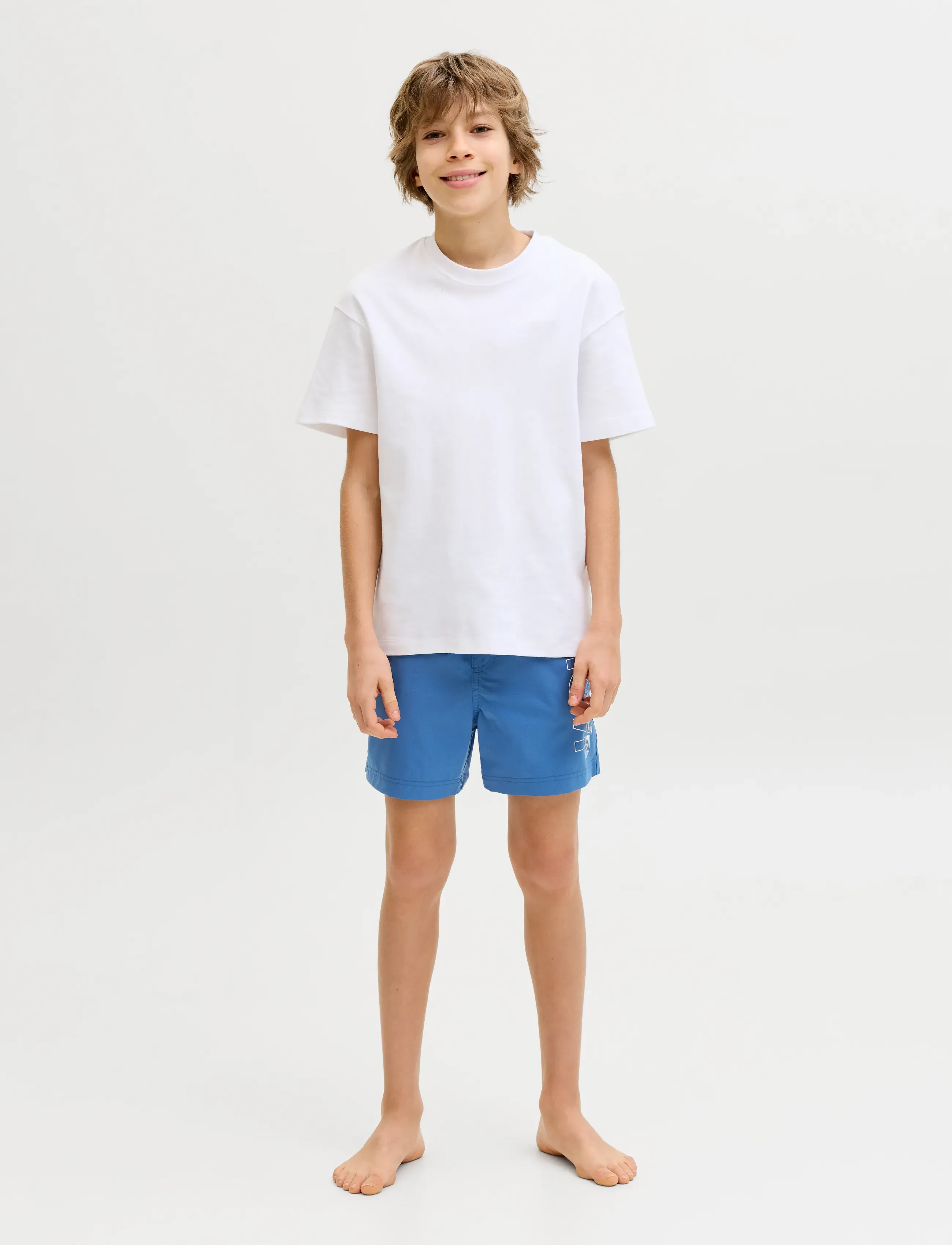 Jack & Jones - JPSTMAUI WAVE LOGO SWIM SHORTS JNR - badebukser - delft - 4