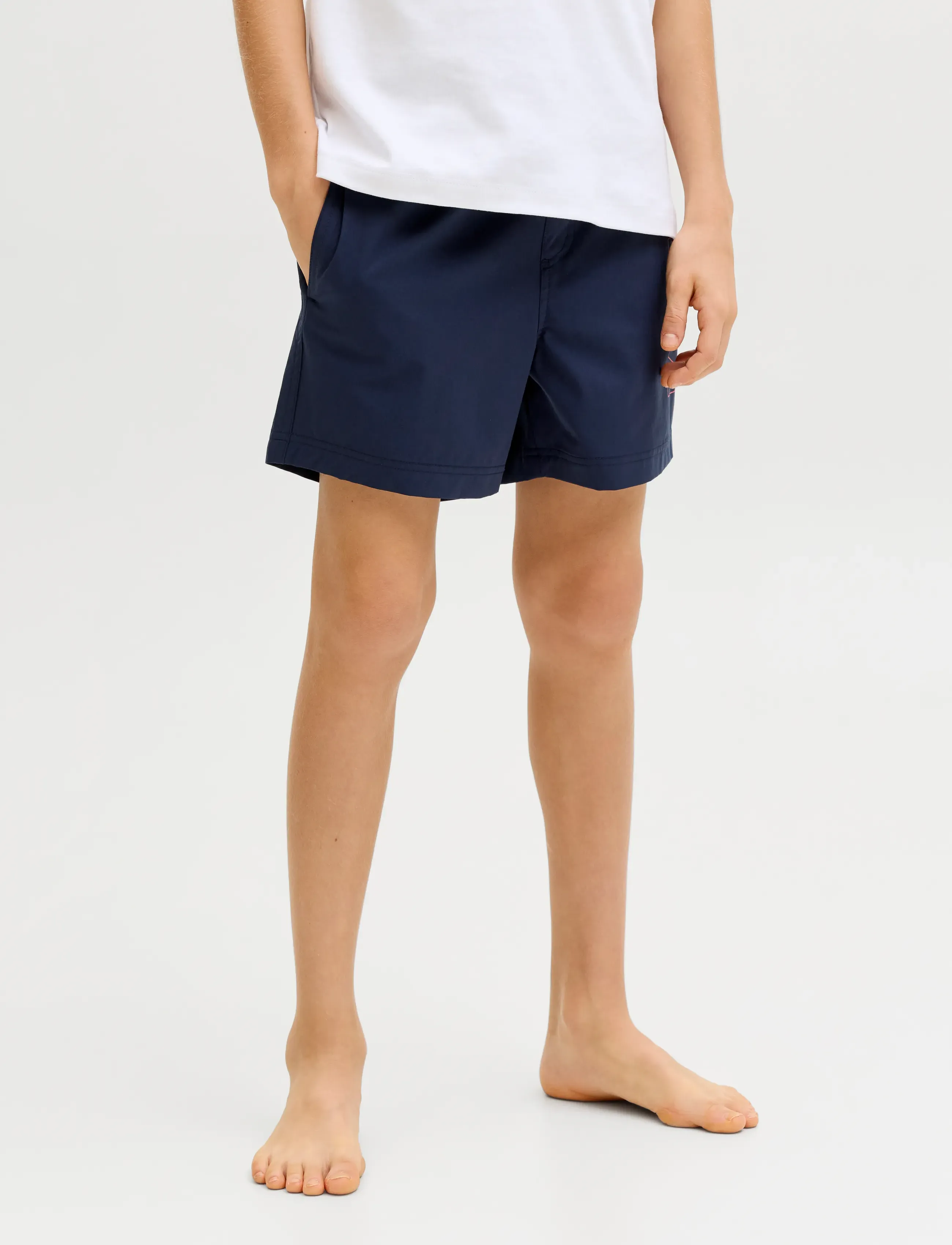 Jack & Jones - JPSTMAUI WAVE LOGO SWIM SHORTS JNR - badshorts - navy blazer - 0