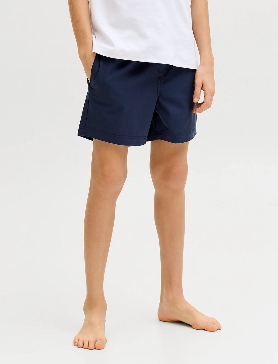Jack & Jones - JPSTMAUI WAVE LOGO SWIM SHORTS SN JNR - badehosen - navy blazer - 0