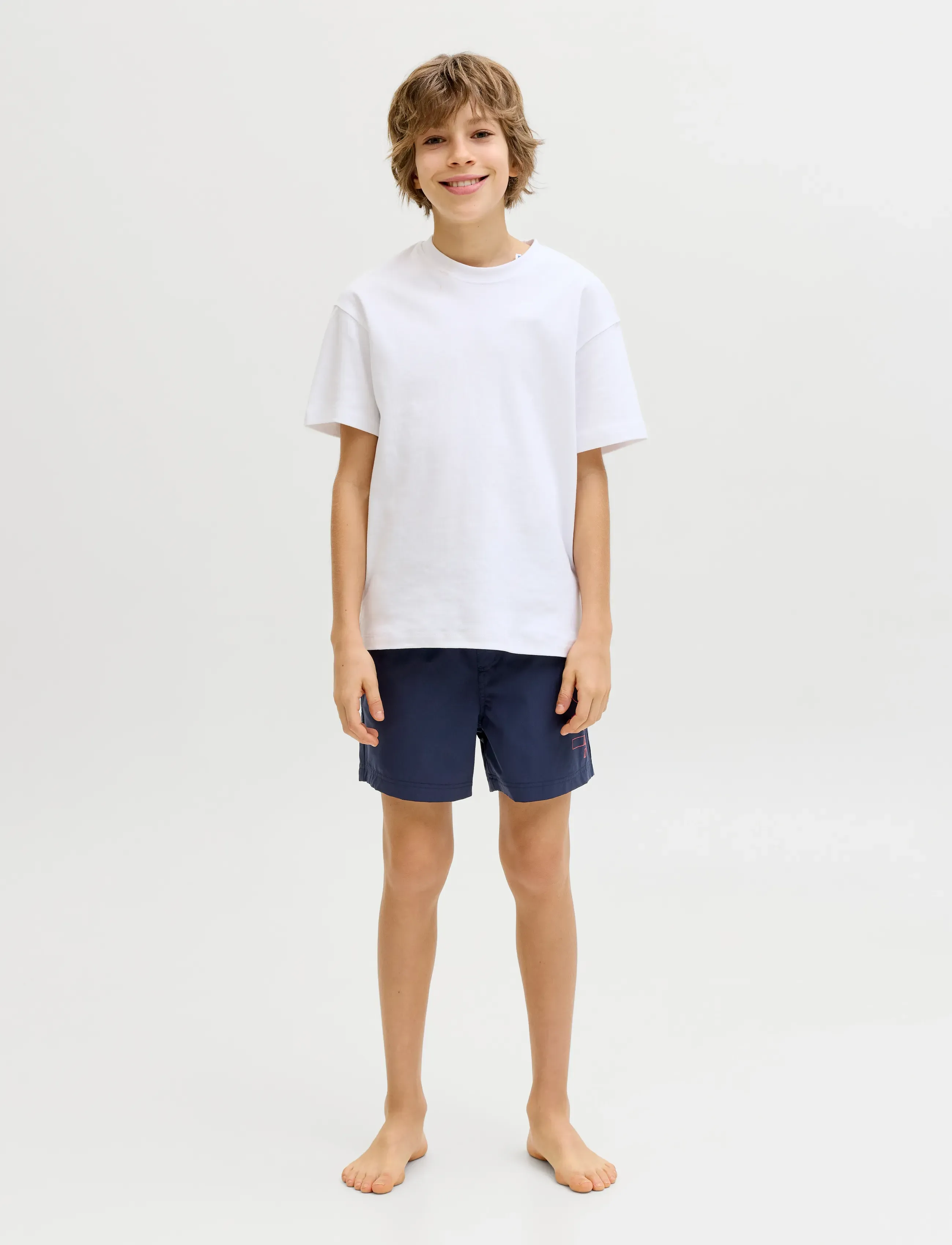 Jack & Jones - JPSTMAUI WAVE LOGO SWIM SHORTS JNR - badshorts - navy blazer - 4