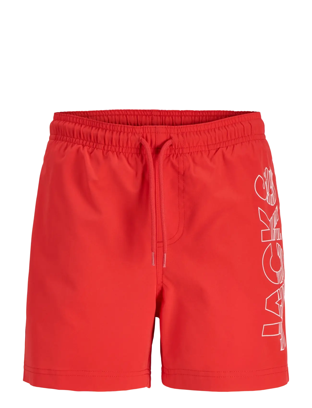 Jack & Jones JPSTMAUI WAVE LOGO SWIM SHORTS SN JNR - Jack & Jones - TRUE RED / red