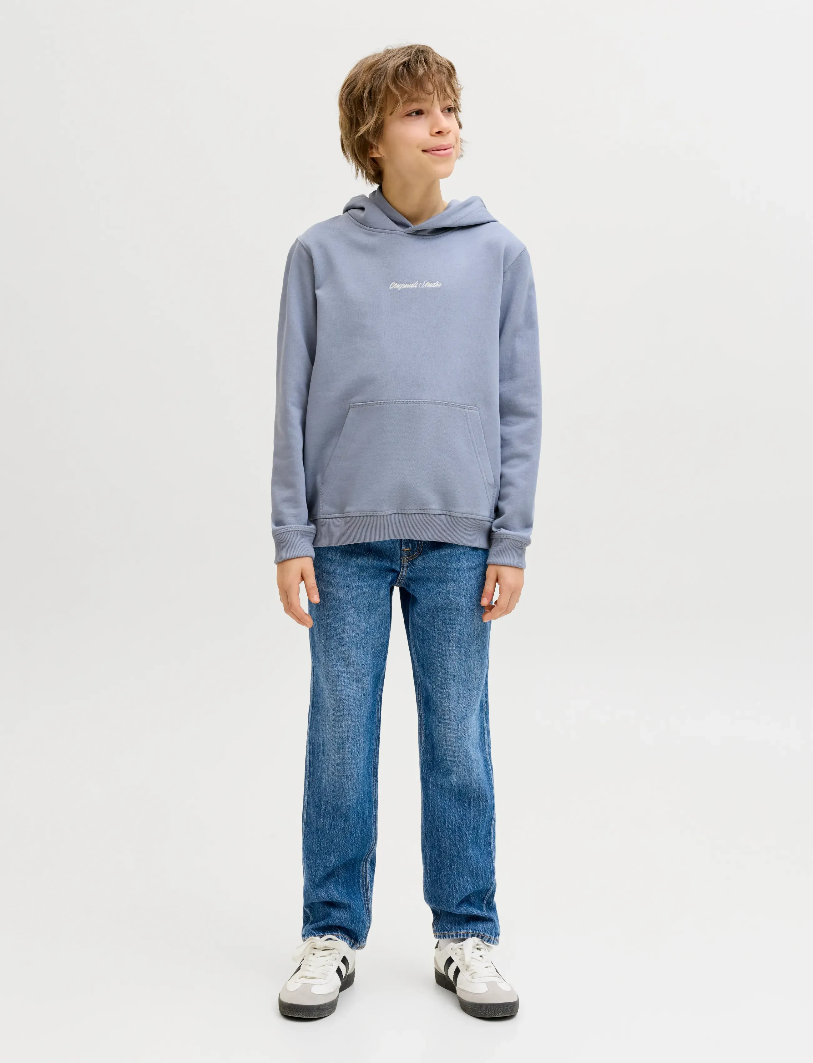 Jack & Jones - JJICLARK JJCLASSIC NS 415 LN JNR - Įprasto kirpimo džinsai - blue denim - 4