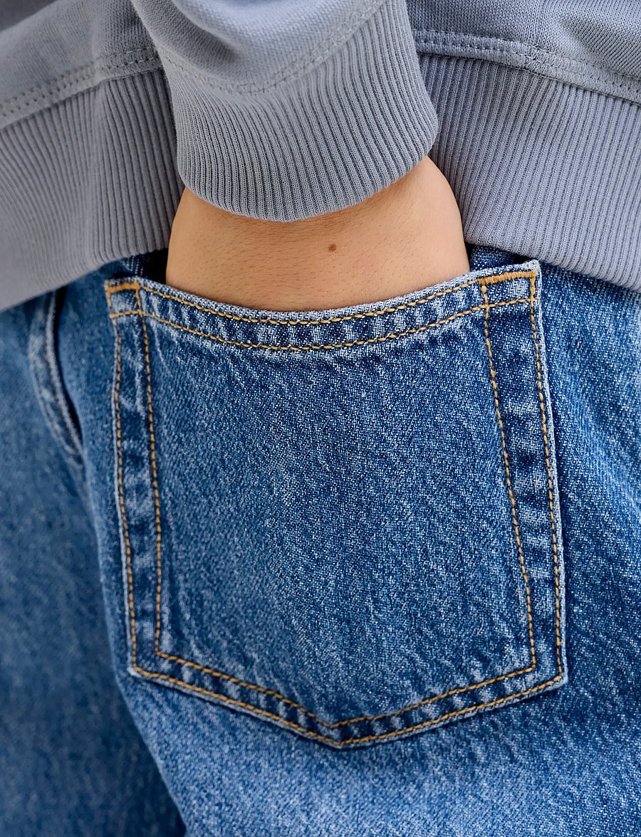 Jack & Jones - JJICLARK JJCLASSIC NS 415 LN JNR - Įprasto kirpimo džinsai - blue denim - 5