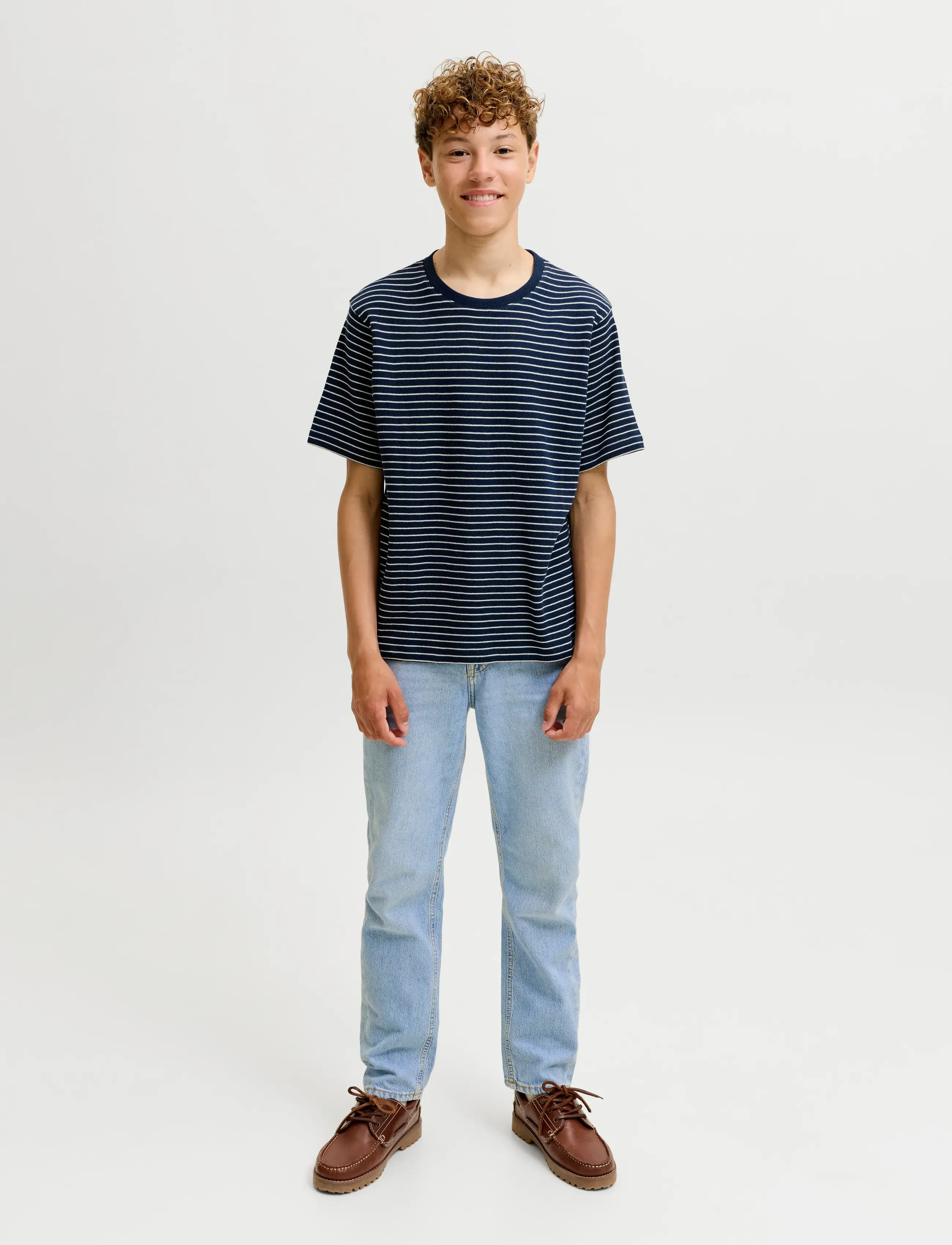 Jack & Jones - JJICLARK JJCLASSIC NS 415 LN JNR - regular jeans - light blue denim - 4