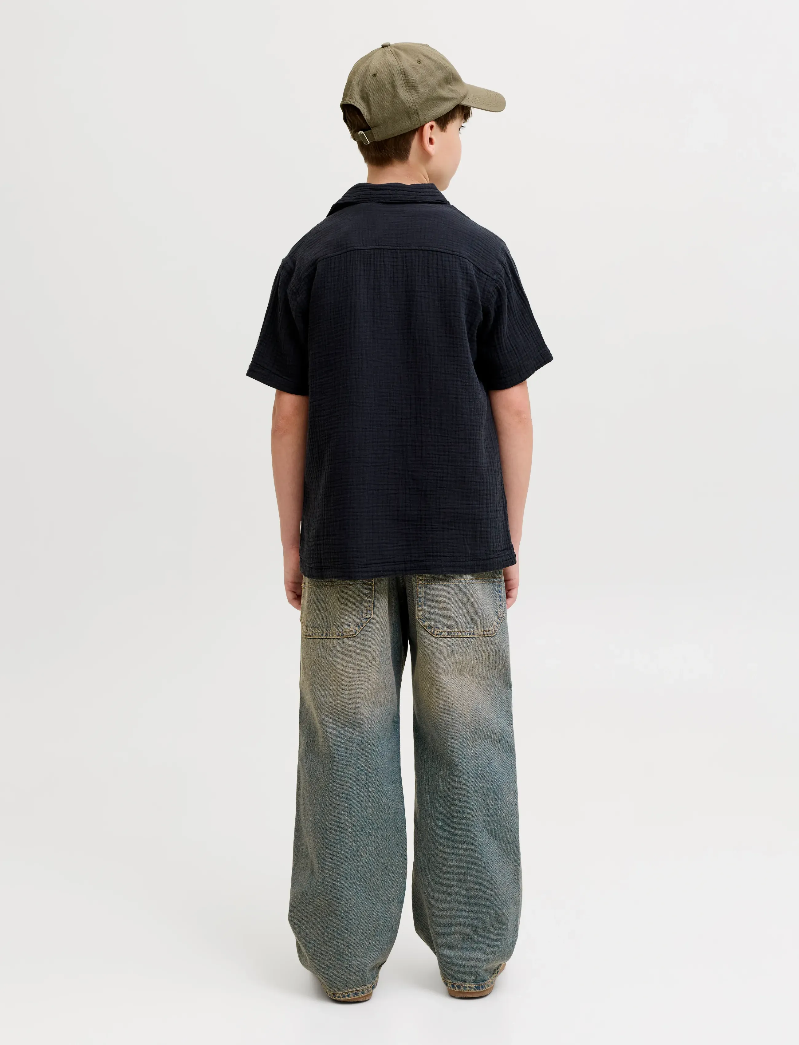 Jack & Jones - JJIALEX JJNORREBRO SQ 226 LN JNR - loose jeans - blue denim - 3