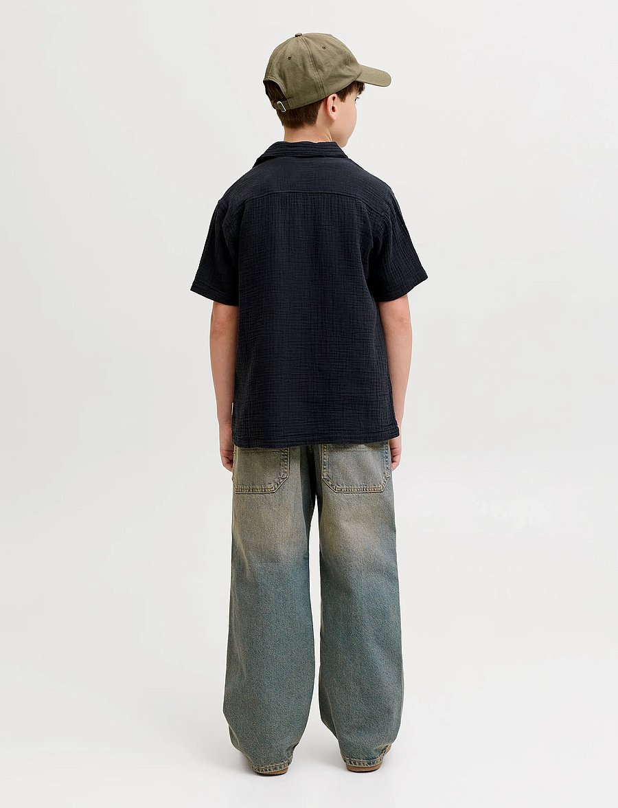 Jack & Jones - JJIALEX JJNORREBRO SQ 226 LN JNR - loose jeans - blue denim - 3