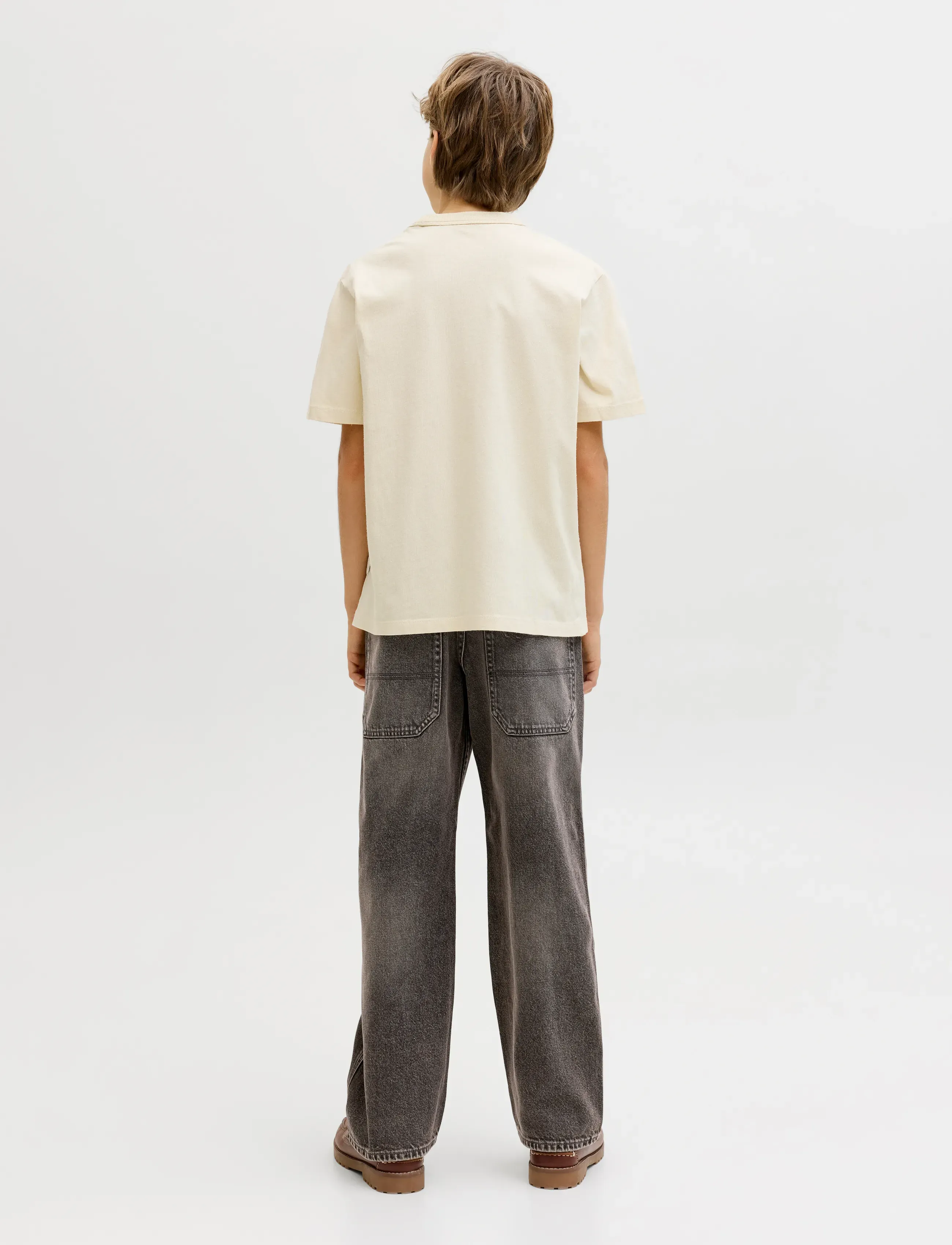 Jack & Jones - JJIALEX JJNORREBRO SQ 227 LN JNR - loose jeans - black denim - 3