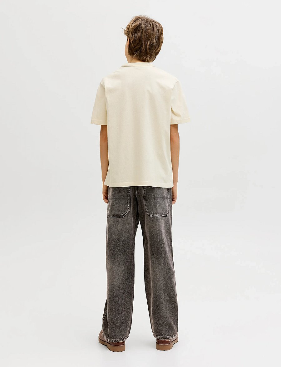 Jack & Jones - JJIALEX JJNORREBRO SQ 227 LN JNR - loose jeans - black denim - 3