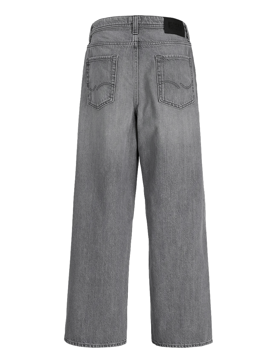 Jack & Jones - JJIDAVE JJORIGINAL AKM 563 LN JNR - víðar gallabuxur - black denim - 2