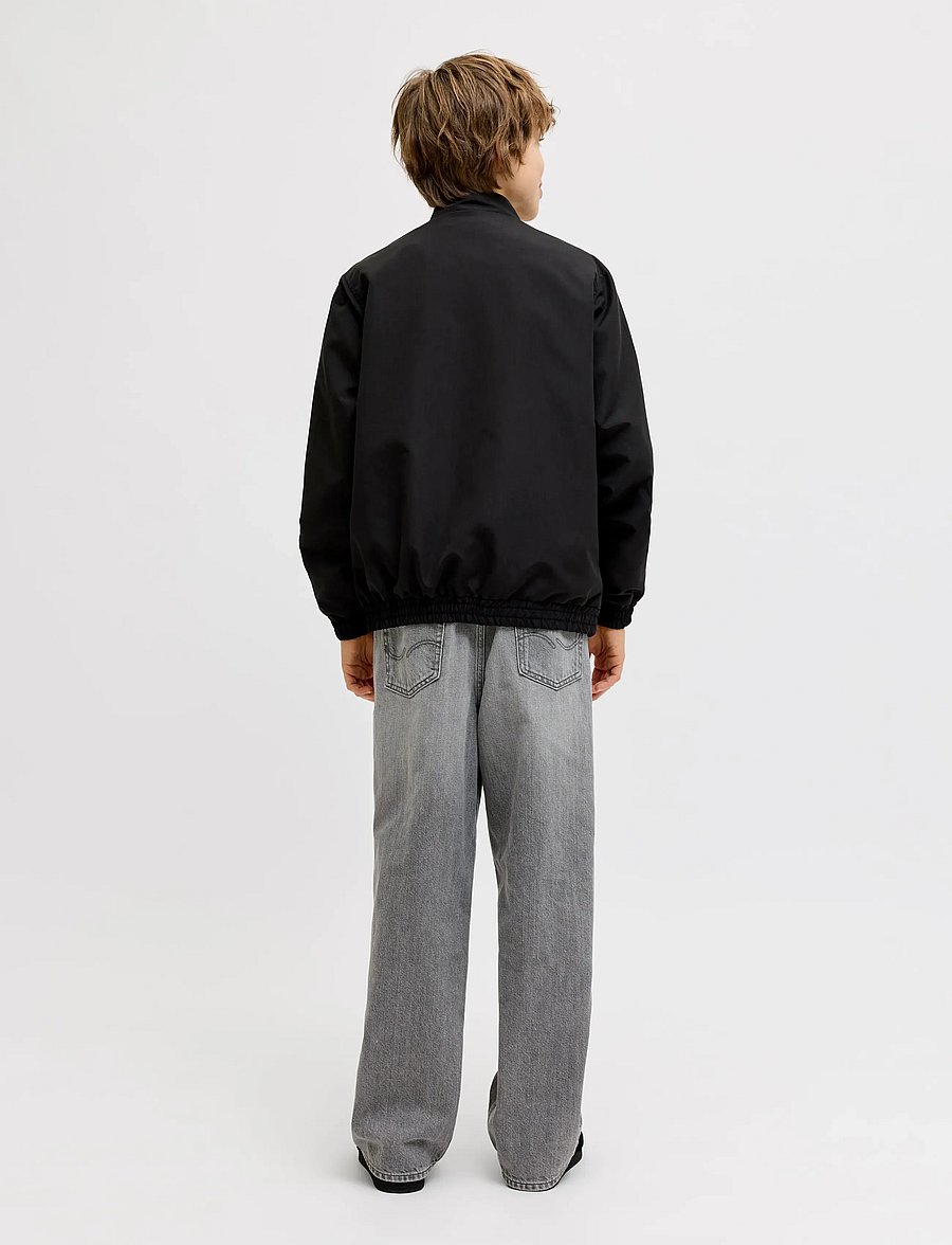 Jack & Jones - JJIDAVE JJORIGINAL AKM 563 LN JNR - víðar gallabuxur - black denim - 3