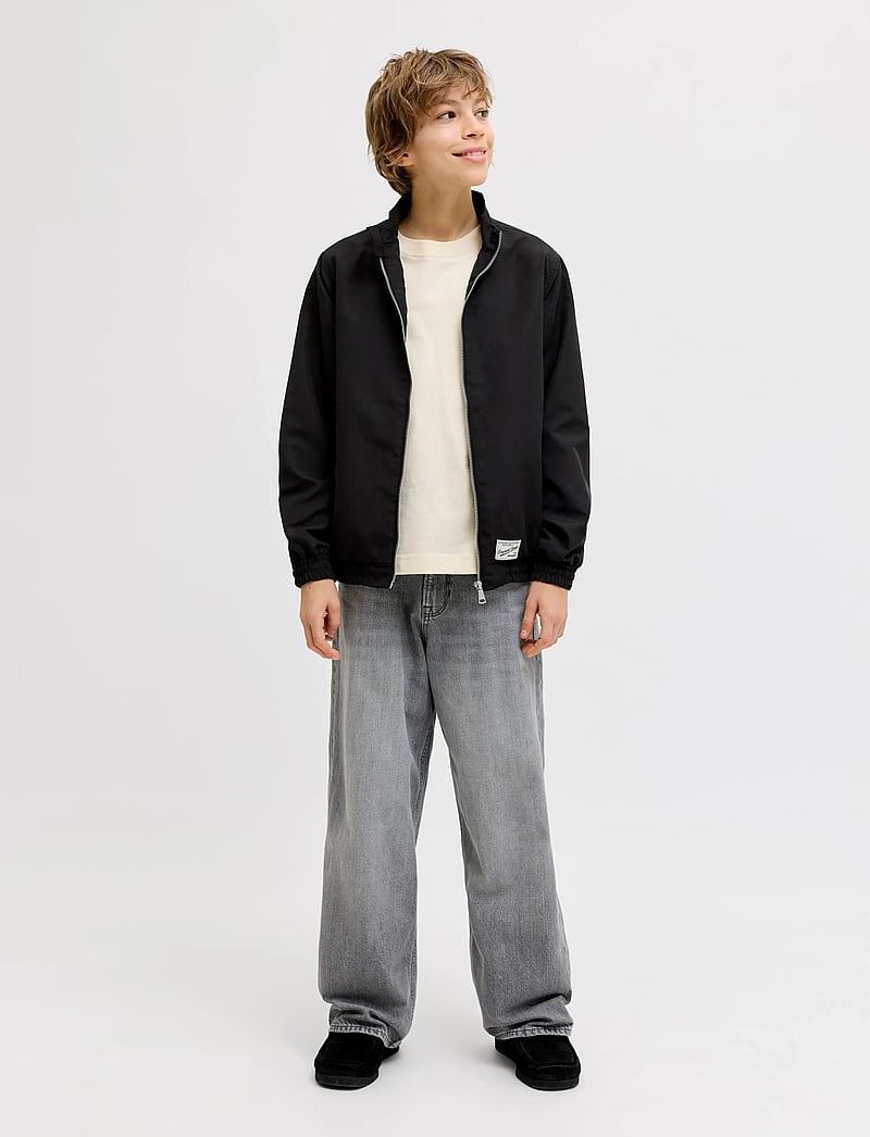 Jack & Jones - JJIDAVE JJORIGINAL AKM 563 LN JNR - wide leg jeans - black denim - 4