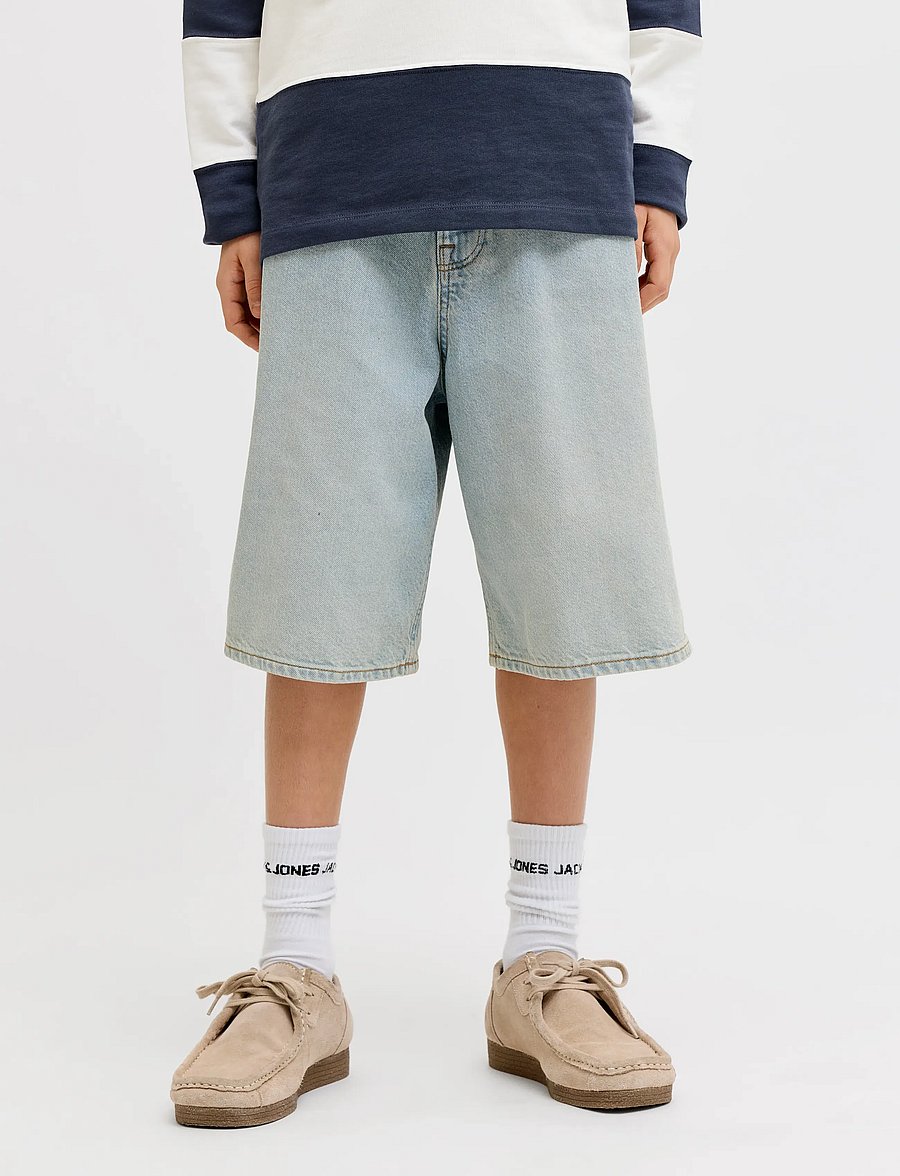 Jack & Jones - JJIRON JJORIGINAL SHORTS SQ 214 SN JNR - short en jean - blue denim - 0