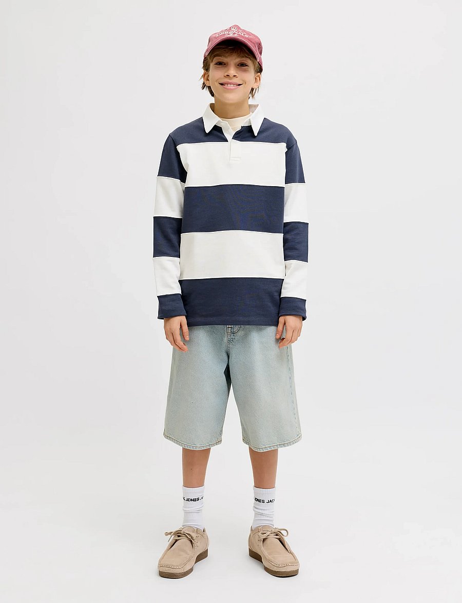 Jack & Jones - JJIRON JJORIGINAL SHORTS SQ 214 SN JNR - short en jean - blue denim - 4