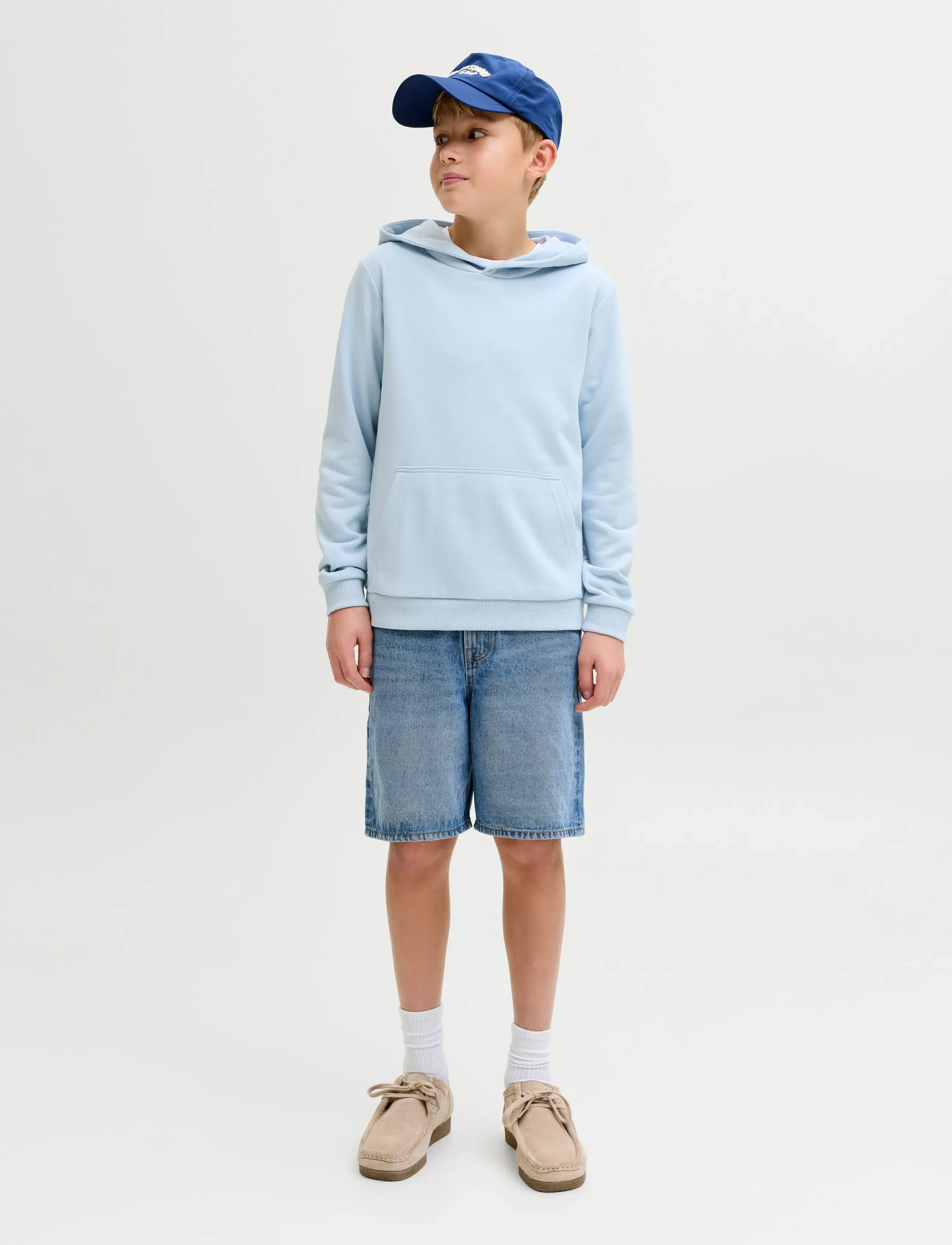 Jack & Jones - JJITONY JJORIGINAL SHORTS AKM 111 JNR - blue denim - 4