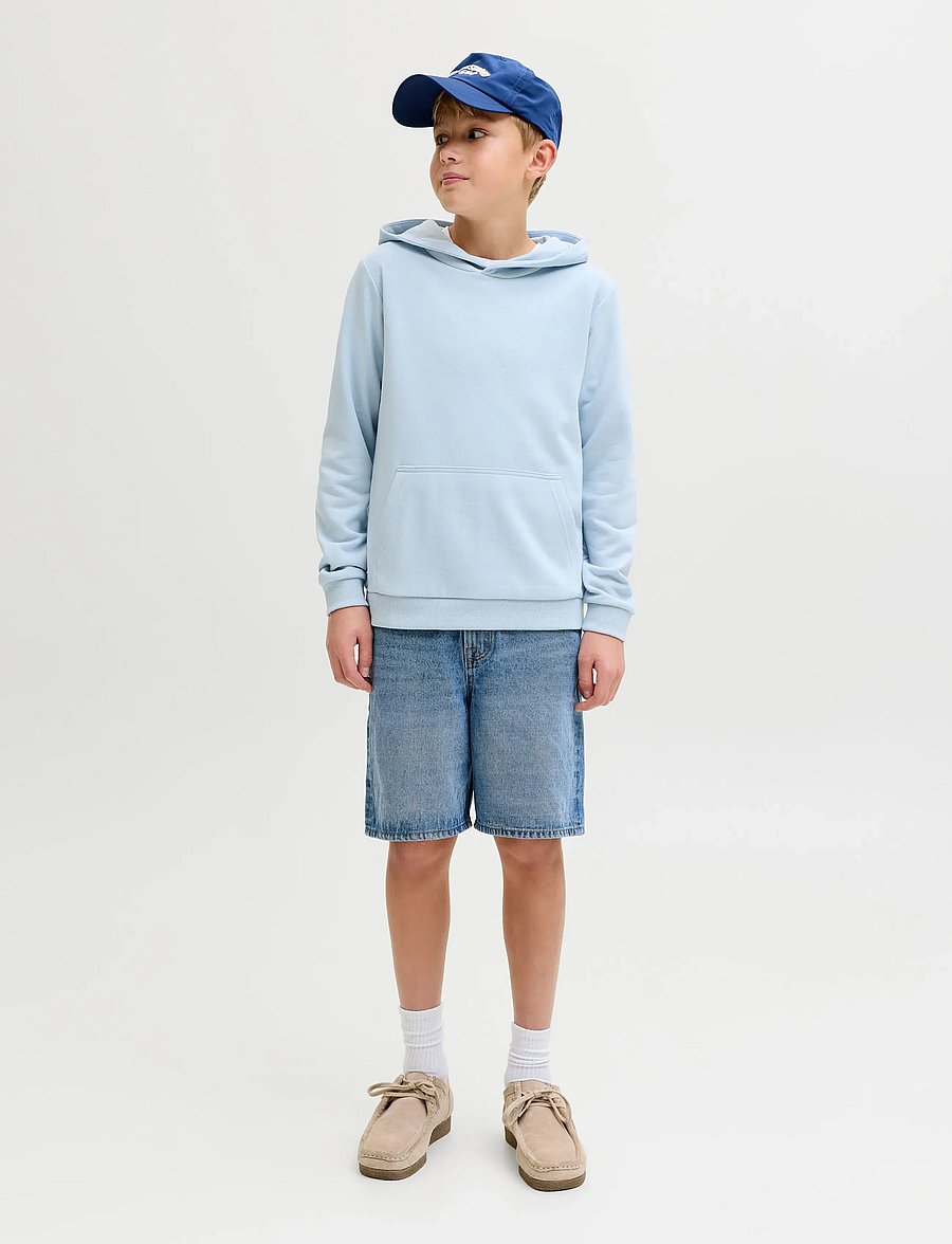 Jack & Jones - JJITONY JJORIGINAL SHORTS AKM 111 JNR - farkkushortsit - blue denim - 4