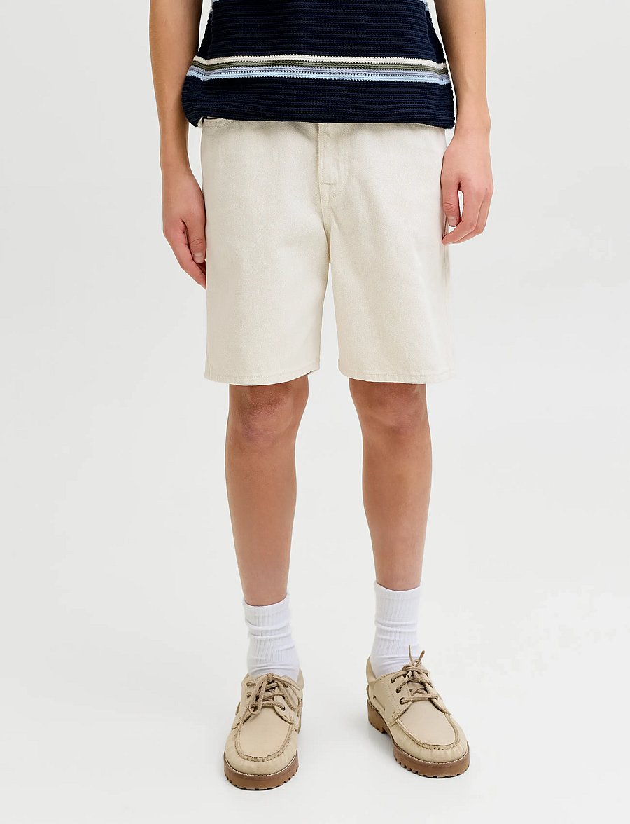 Jack & Jones - JJITONY JJORIGINAL SHORTS AKM 111 JNR - lühikesed teksapüksid - cloud dancer - 0