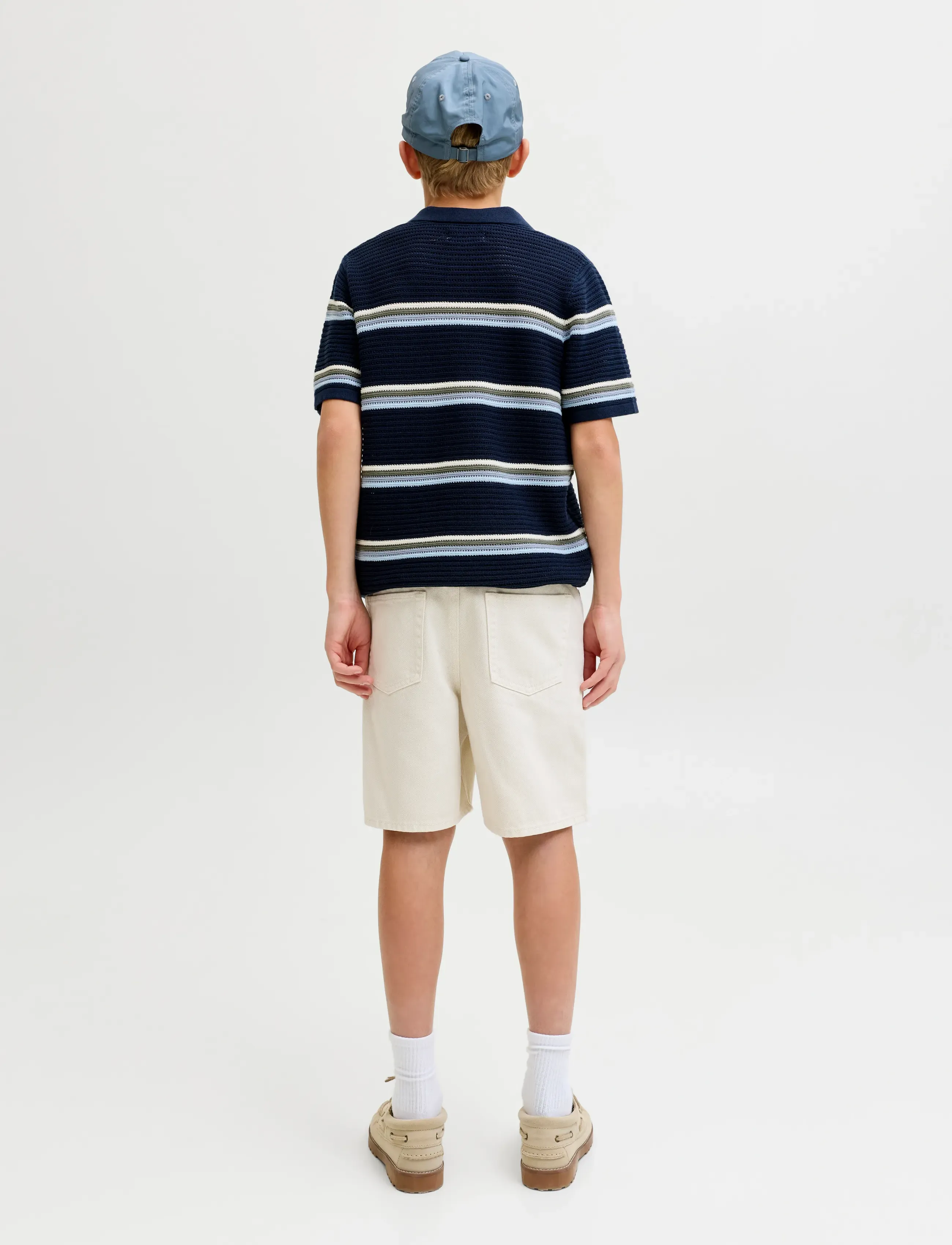 Jack & Jones - JJITONY JJORIGINAL SHORTS AKM 111 JNR - lühikesed teksapüksid - cloud dancer - 3