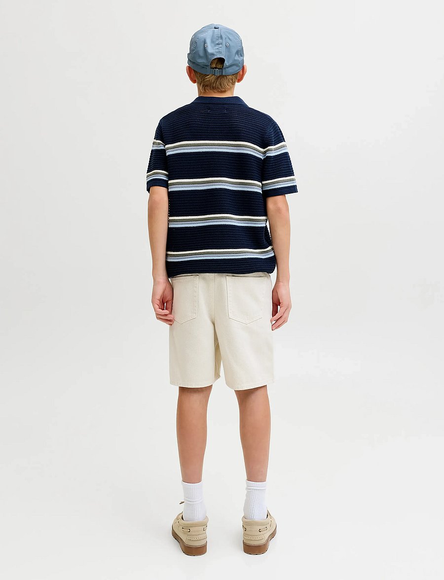 Jack & Jones - JJITONY JJORIGINAL SHORTS AKM 111 JNR - lühikesed teksapüksid - cloud dancer - 3