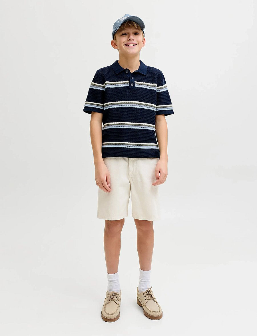 Jack & Jones - JJITONY JJORIGINAL SHORTS AKM 111 JNR - lühikesed teksapüksid - cloud dancer - 4