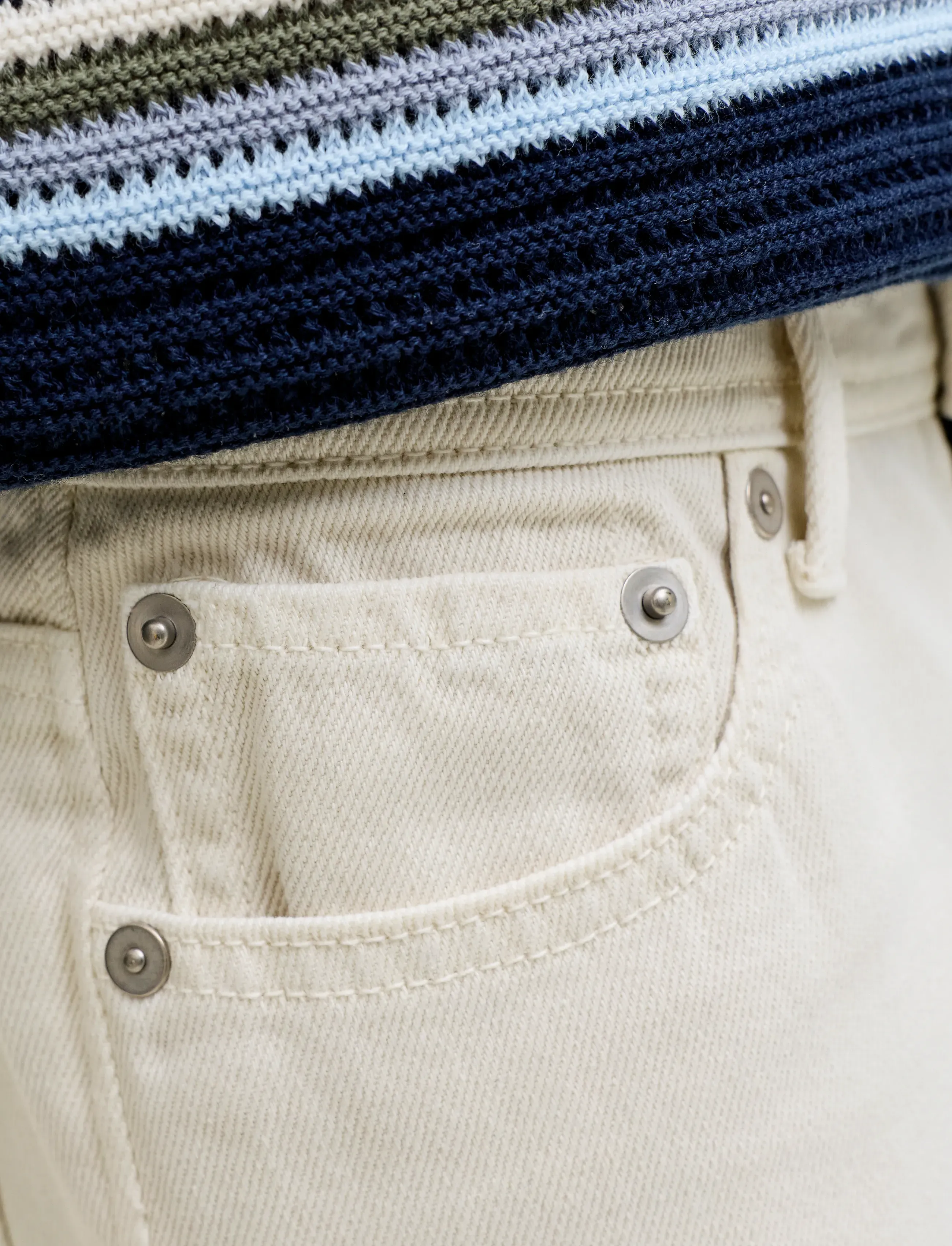 Jack & Jones - JJITONY JJORIGINAL SHORTS AKM 111 JNR - lühikesed teksapüksid - cloud dancer - 5