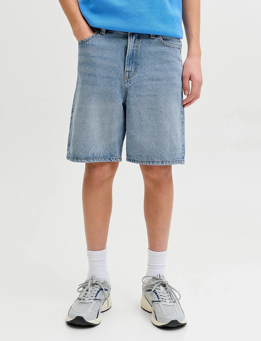 Jack & Jones - JJITONY JJORIGINAL SHORTS AKM 111 JNR - denimshorts - light blue denim - 0