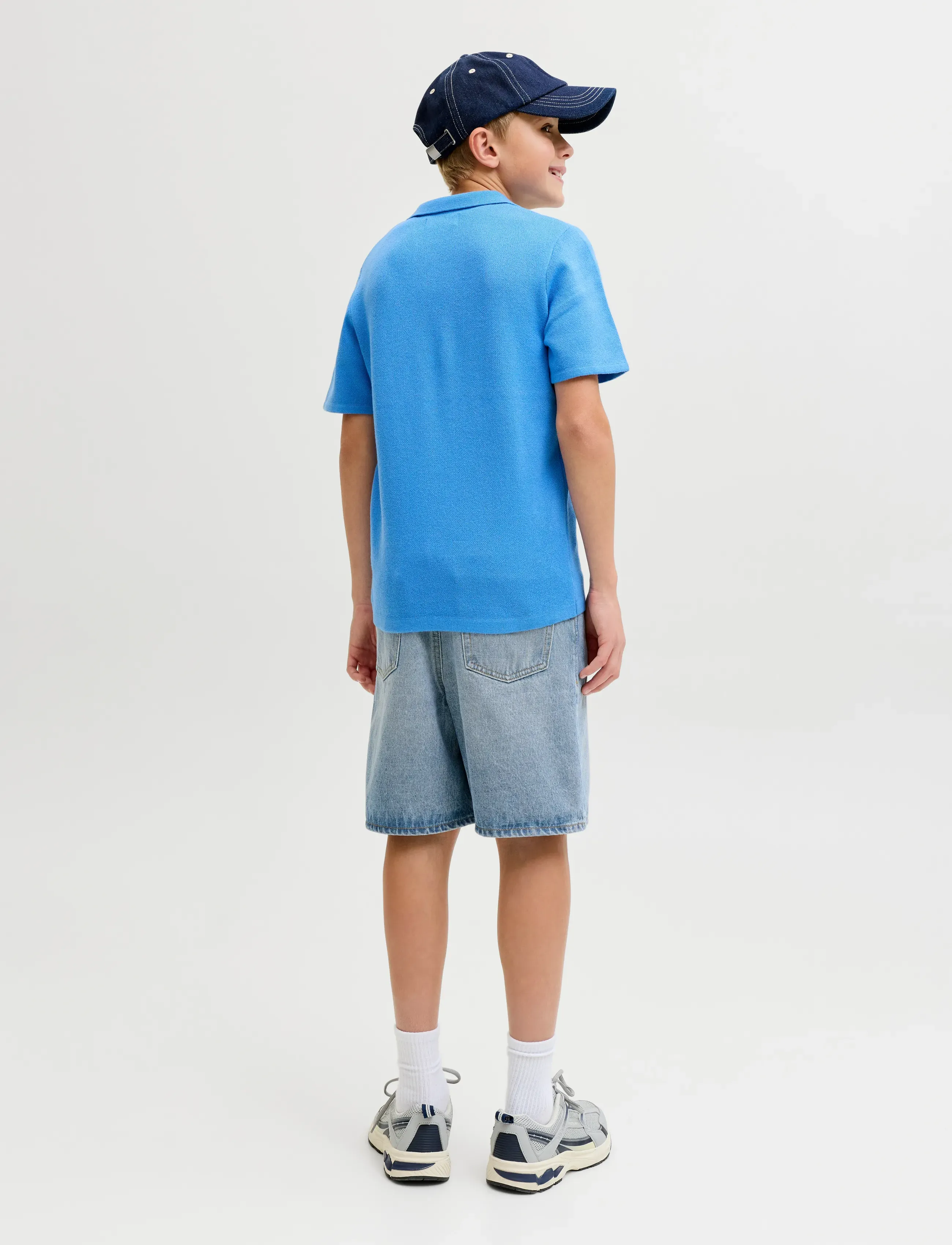Jack & Jones - JJITONY JJORIGINAL SHORTS AKM 111 JNR - denimshorts - light blue denim - 3