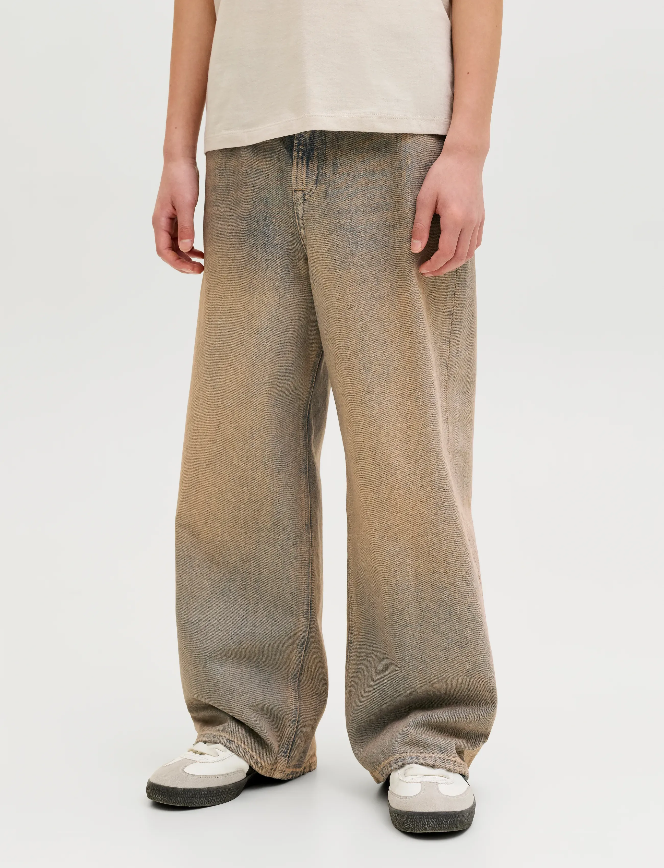 Jack & Jones JJIDAVE JJORIGINAL ST 263 LN JNR - Laia säärega teksad - BLUE DENIM / multi