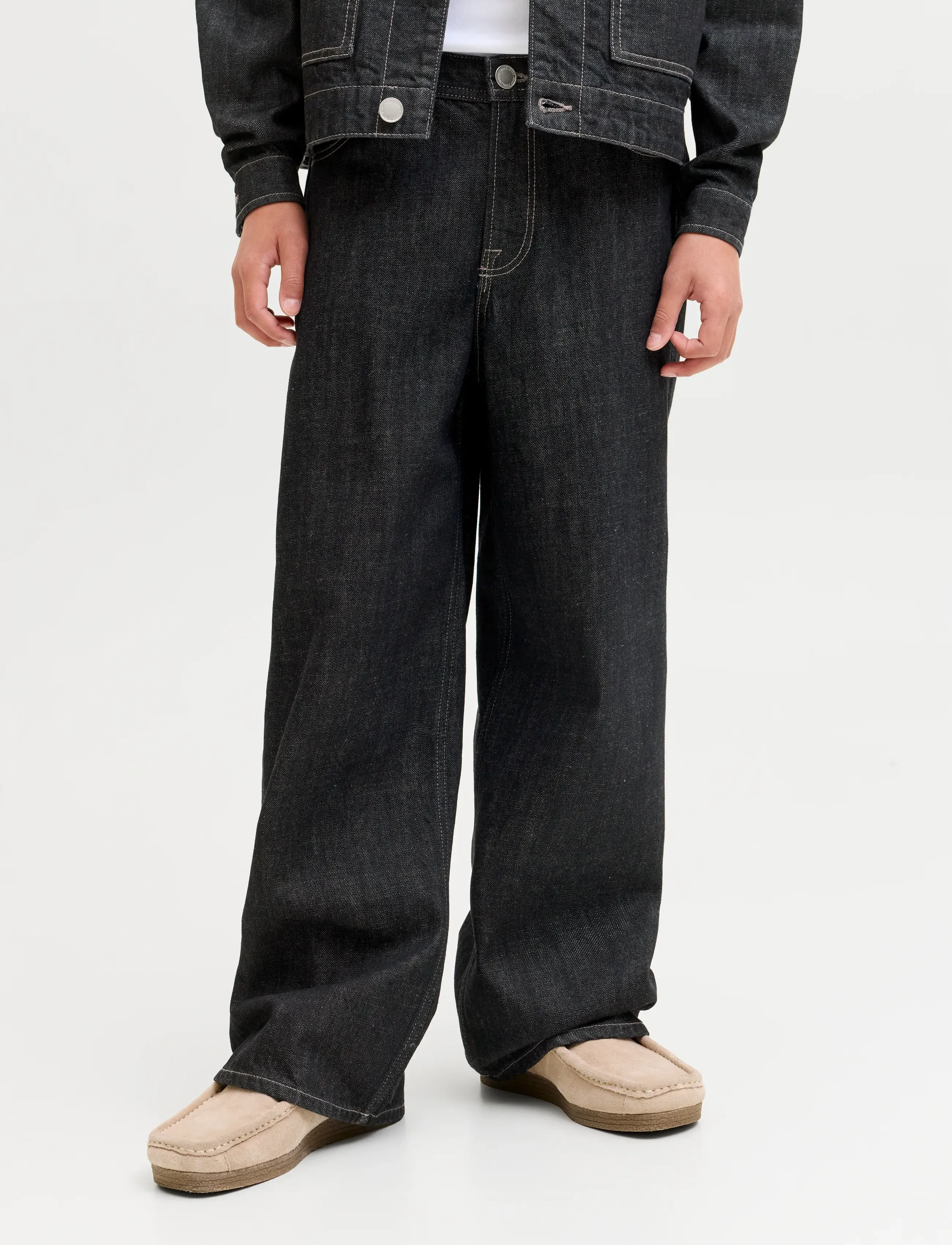 Jack & Jones Jjidave Jjoriginal Akm 856 Ln Jnr, 134, Black, Jeans > Vidde Jeans, Børn