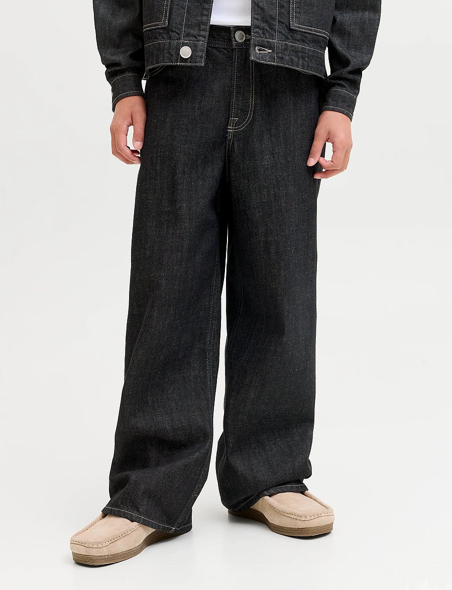 Jack & Jones - JJIDAVE JJORIGINAL AKM 856 LN JNR - hosen mit weitem bein - blue denim - 0