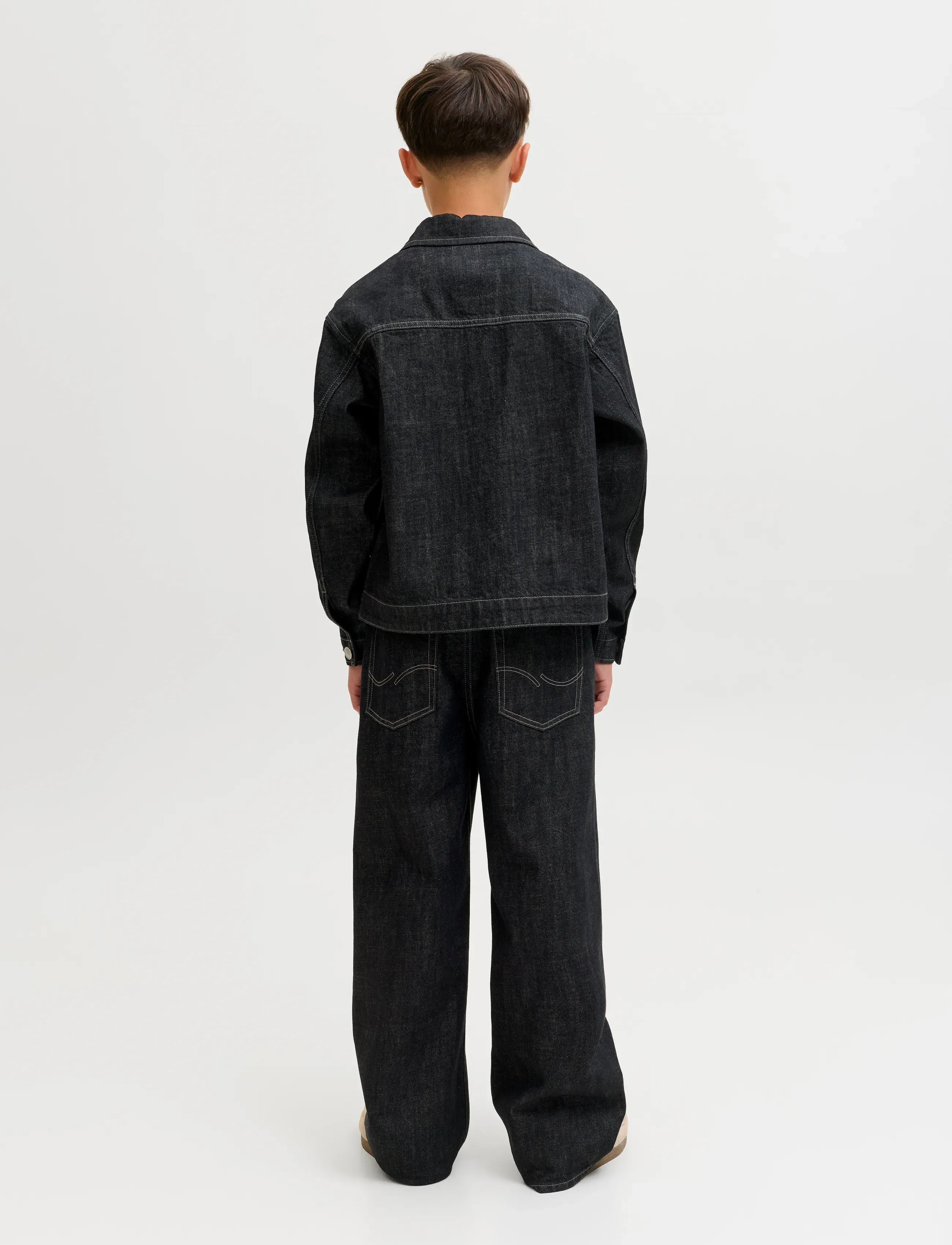 Jack & Jones - JJIDAVE JJORIGINAL AKM 856 LN JNR - hosen mit weitem bein - blue denim - 3