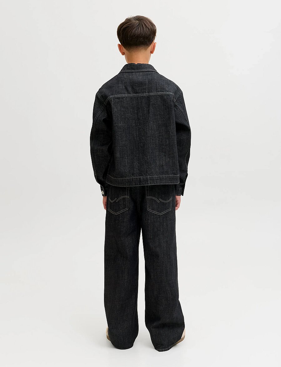 Jack & Jones - JJIDAVE JJORIGINAL AKM 856 LN JNR - hosen mit weitem bein - blue denim - 3