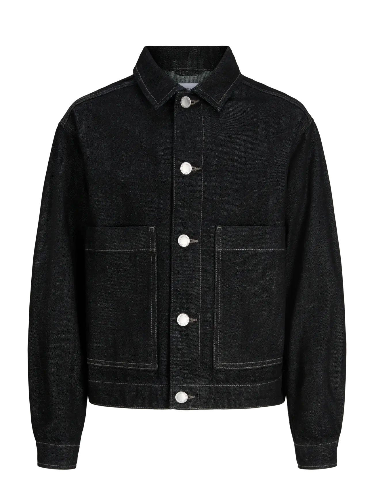 Jack & Jones JJILLOYD JJJACKET AKM 856 LN JNR - Nyheder - BLUE DENIM / black