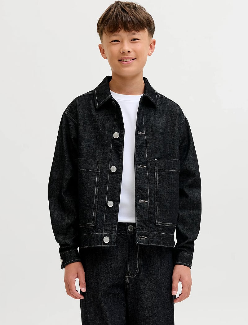 Jack & Jones - JJILLOYD JJJACKET AKM 856 LN JNR - jeansjacken - blue denim - 0