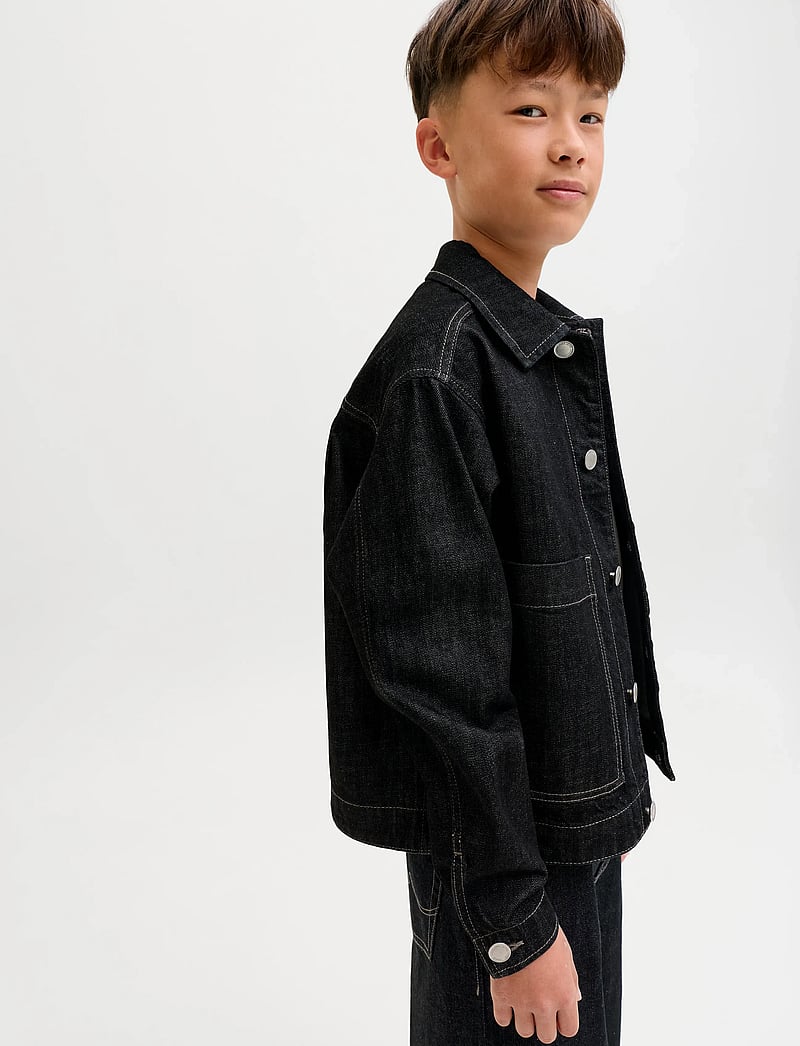 Jack & Jones - JJILLOYD JJJACKET AKM 856 LN JNR - jeansjacken - blue denim - 4