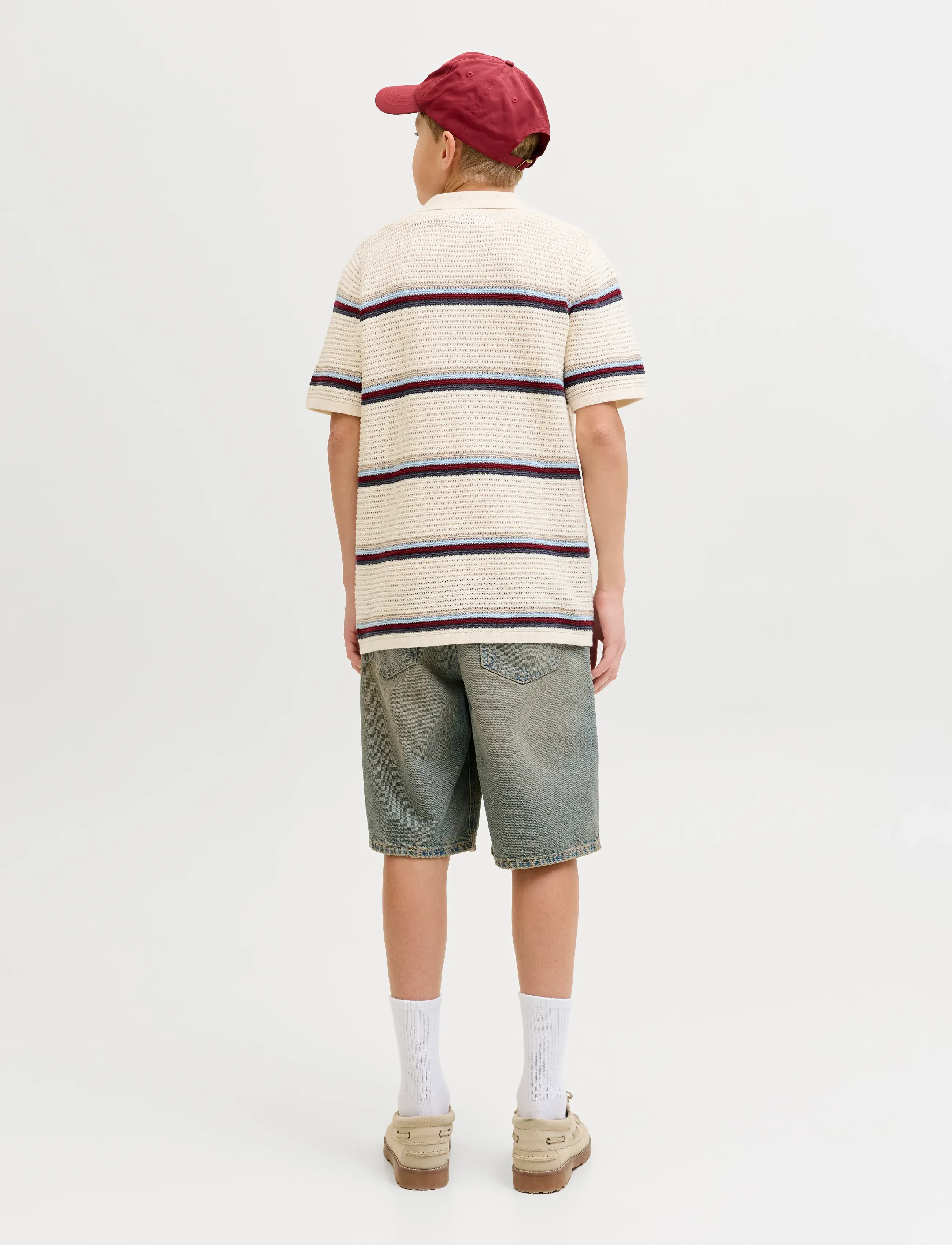 Jack & Jones - JJIALEX JJORIGINAL SHORTS SQ 673 LN JNR - jeansshorts - blue denim - 3