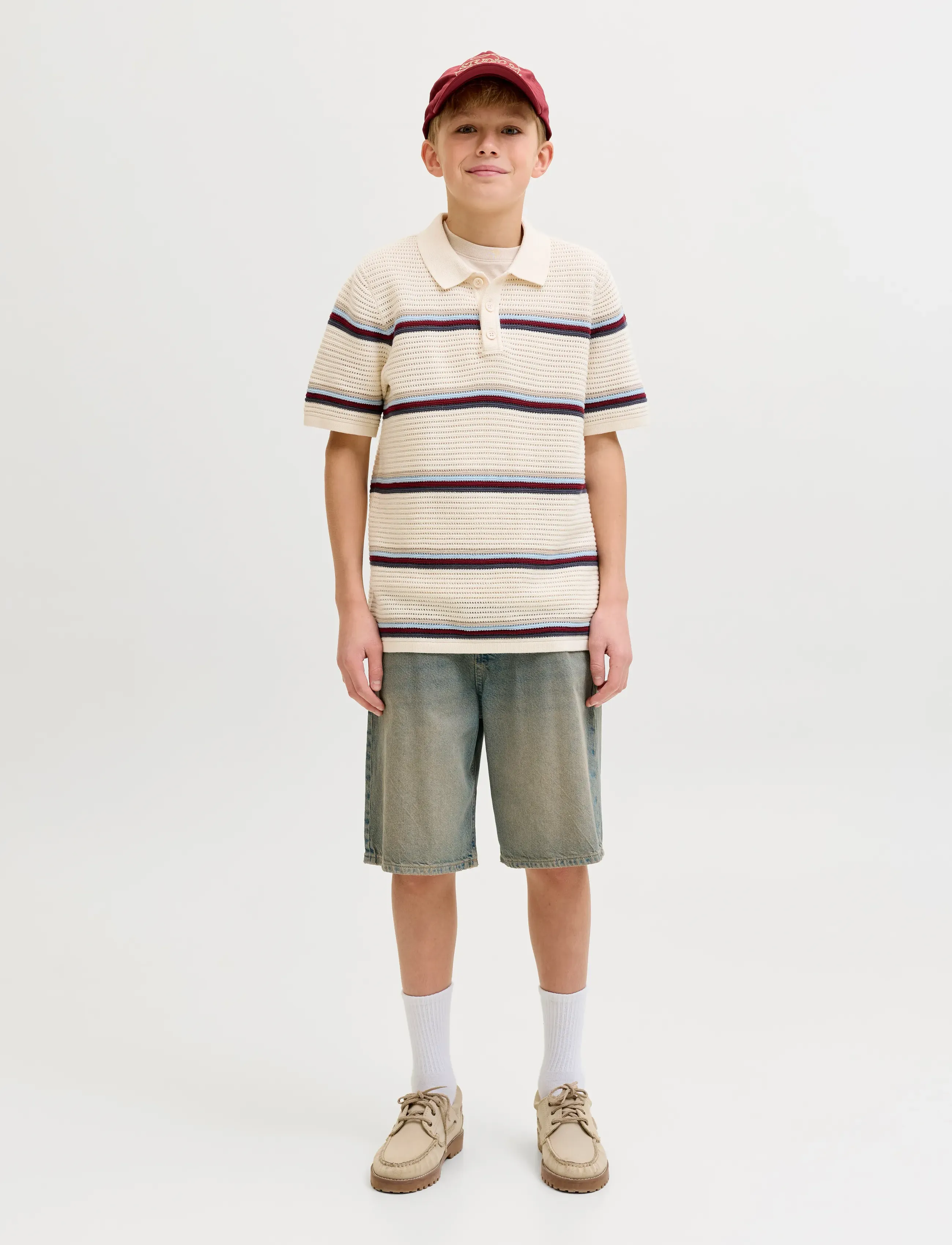 Jack & Jones - JJIALEX JJORIGINAL SHORTS SQ 673 LN JNR - jeansshorts - blue denim - 4