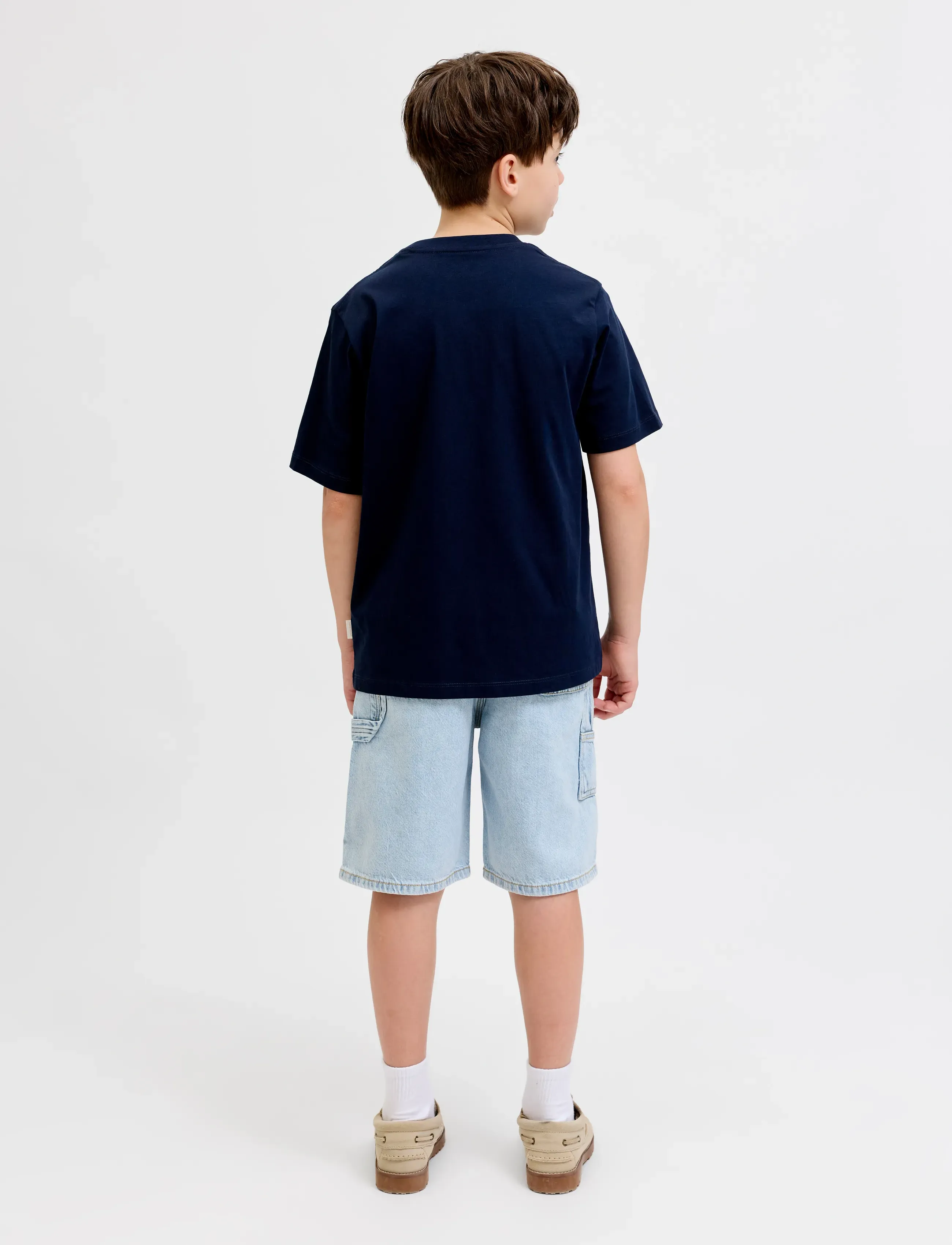 Jack & Jones - JJIALEX JJCARPENTER SHORTS NS 830 JNR - jeansshorts - light blue denim - 3