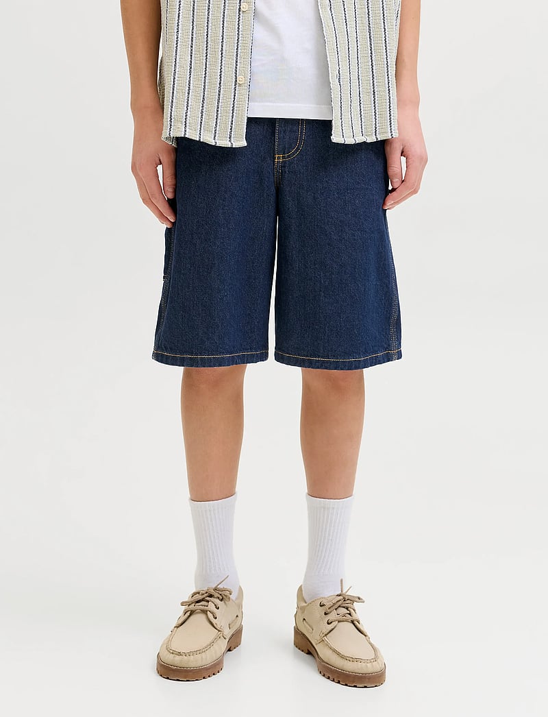 Jack & Jones - JJIALEX JJCARPENTER SHORTS NS 830 JNR - denim shorts - medium blue denim - 0