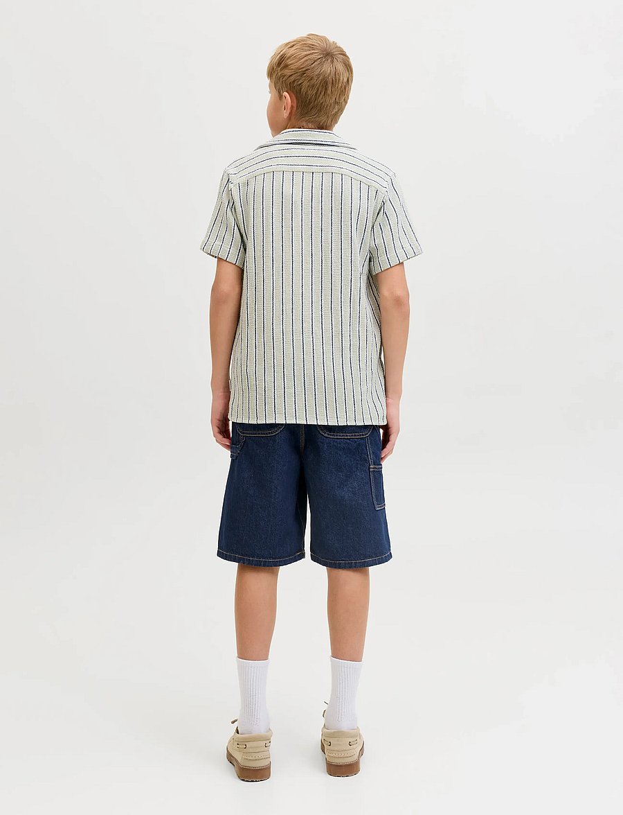 Jack & Jones - JJIALEX JJCARPENTER SHORTS NS 830 JNR - denimshorts - medium blue denim - 3